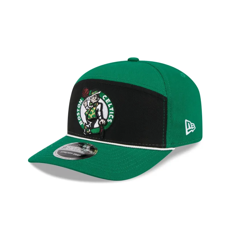 Boston Celtics Split Panel 9SEVENTY Stretch-Snap Hat sold by New Era