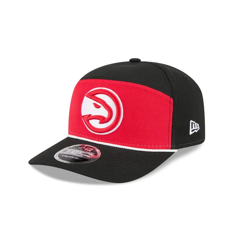 Atlanta Hawks Split Panel 9SEVENTY Stretch-Snap Hat sold by New Era