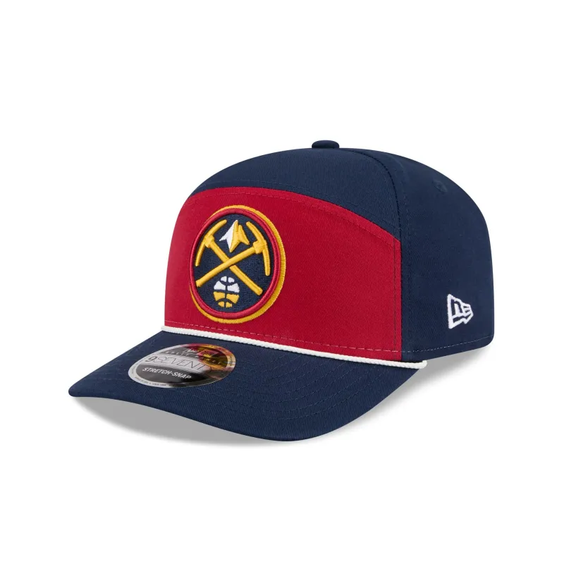 Denver Nuggets Split Panel 9SEVENTY Stretch-Snap Hat sold by New Era