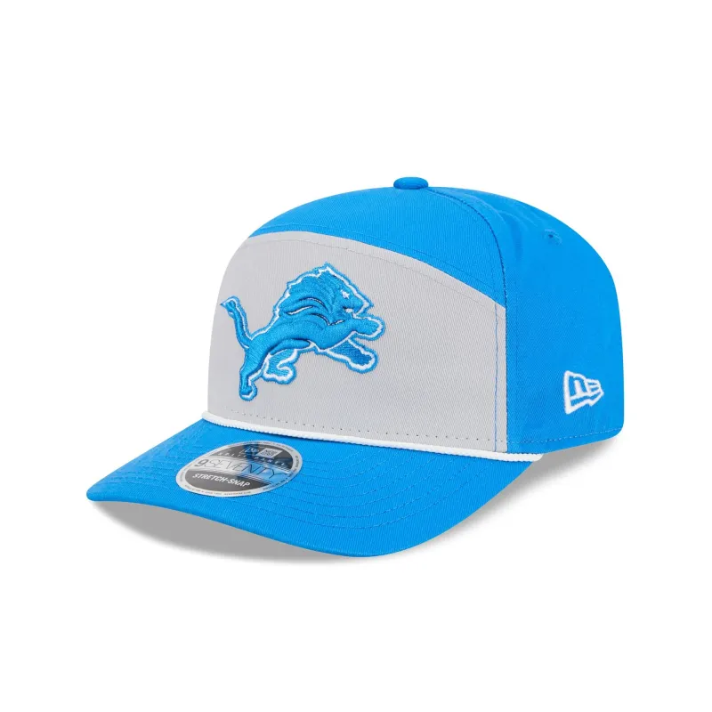 Detroit Lions Split Panel 9SEVENTY Stretch-Snap Hat sold by New Era