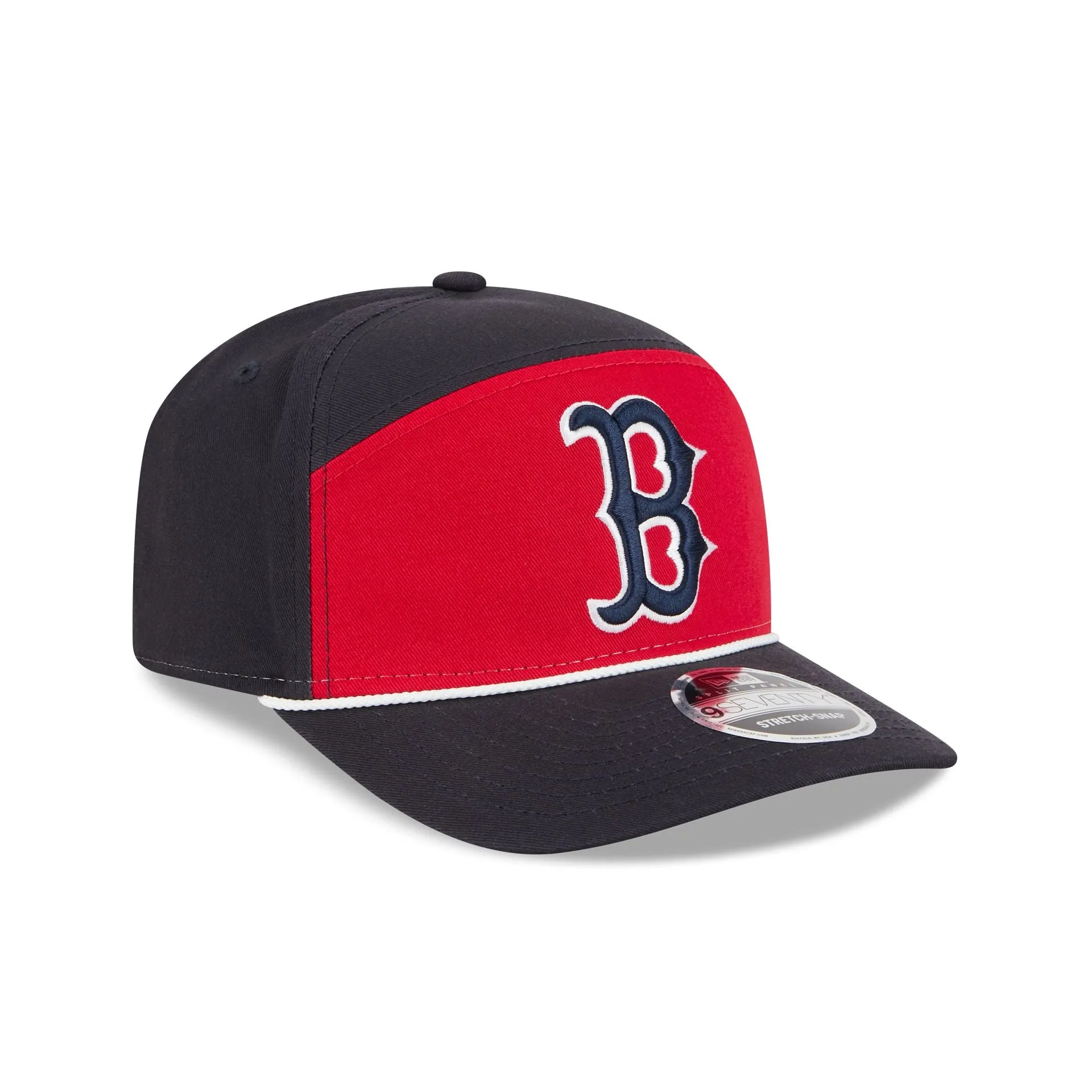 Boston Red Sox Split Panel 9SEVENTY Stretch-Snap Hat sold by New Era product image thumbnail 3