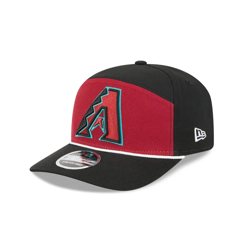 Arizona Diamondbacks Split Panel 9SEVENTY Stretch-Snap Hat sold by New Era