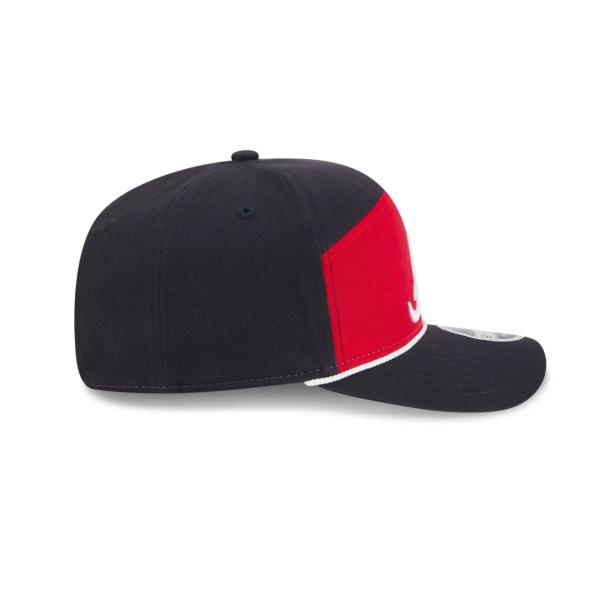 Atlanta Braves Split Panel 9SEVENTY Stretch-Snap Hat sold by New Era product image thumbnail 5