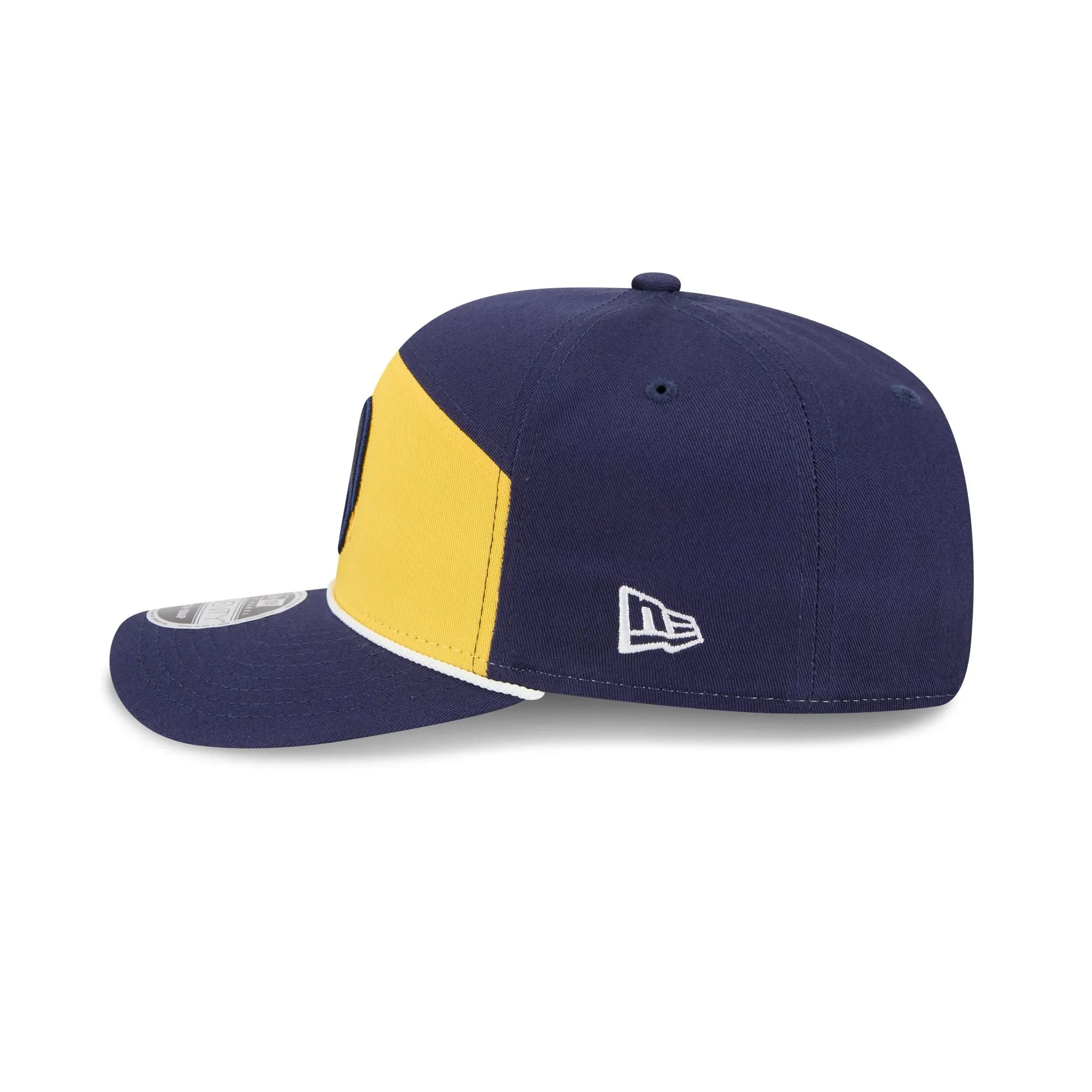 Milwaukee Brewers Split Panel 9SEVENTY Stretch-Snap Hat sold by New Era product image thumbnail 4