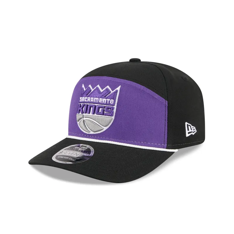 Sacramento Kings Split Panel 9SEVENTY Stretch-Snap Hat made by New Era
