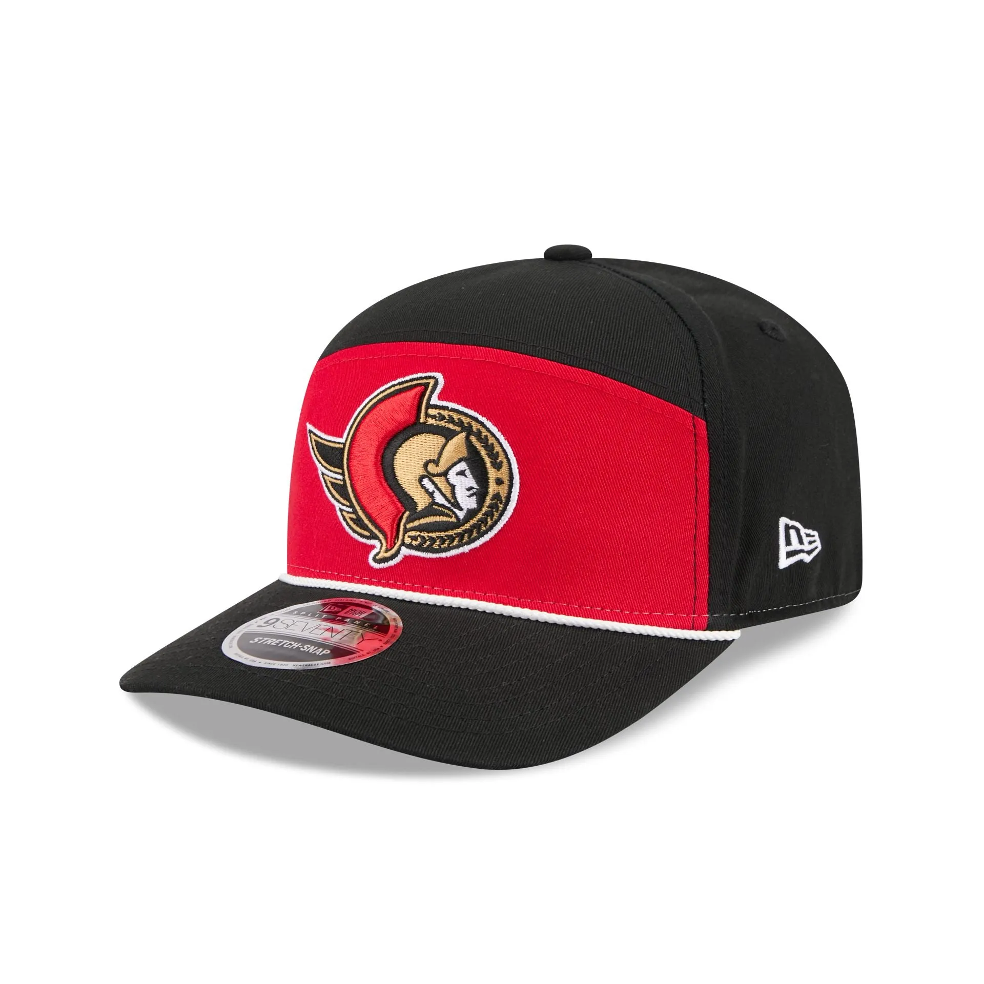 Ottawa Senators Split Panel 9SEVENTY Stretch-Snap Hat sold by New Era