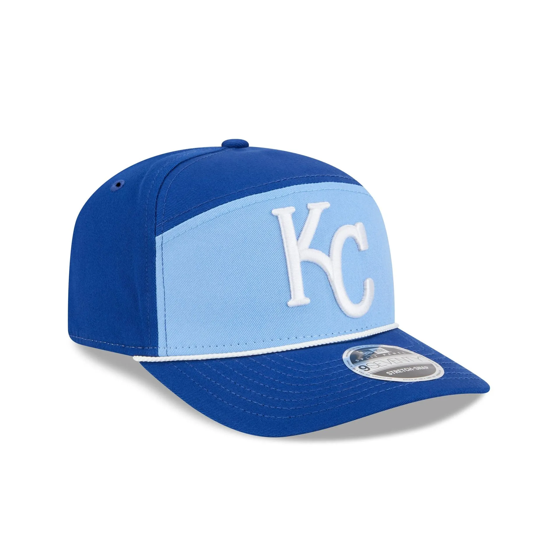 Kansas City Royals Split Panel 9SEVENTY Stretch-Snap Hat sold by New Era product image thumbnail 3