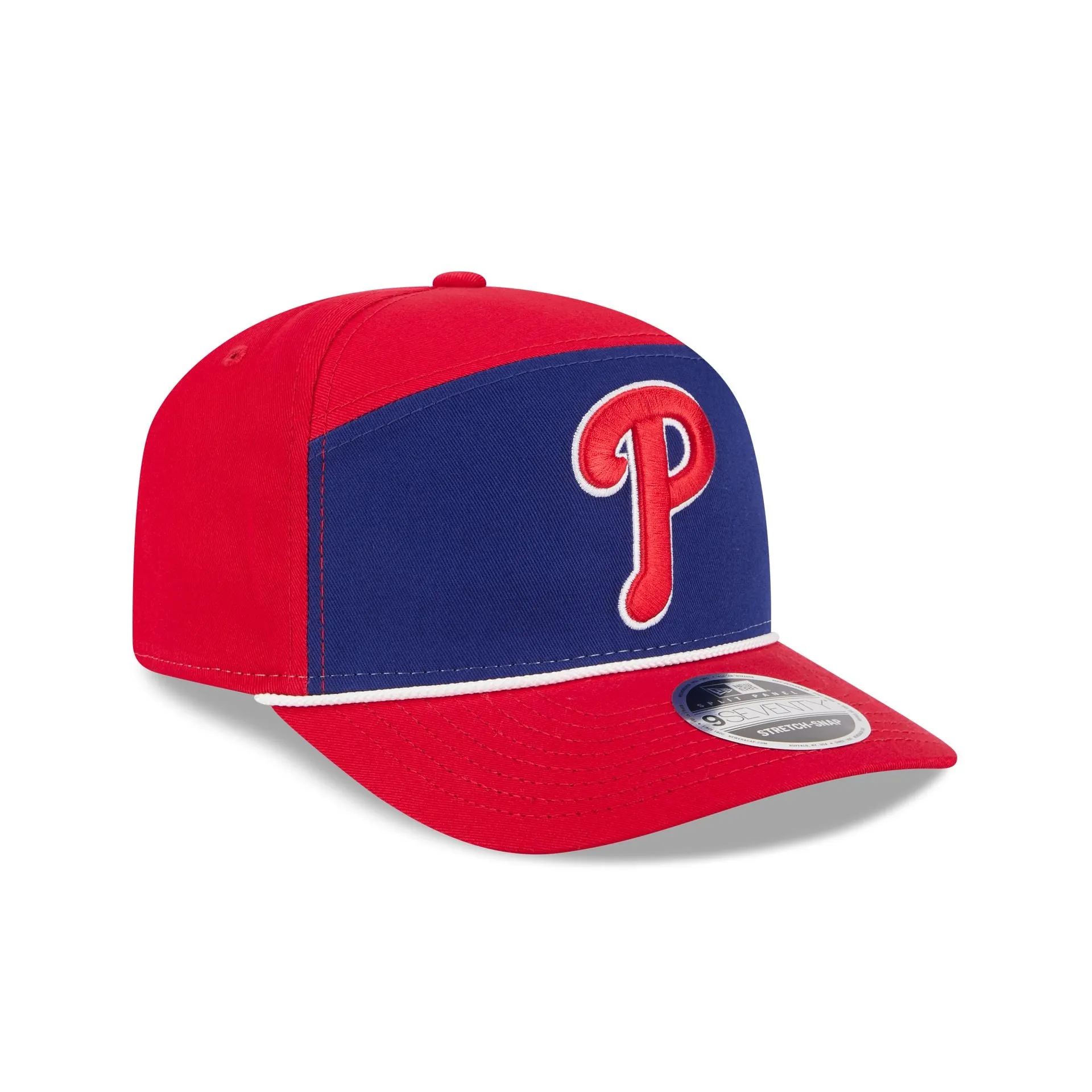 Philadelphia Phillies Split Panel 9SEVENTY Stretch-Snap Hat sold by New Era product image thumbnail 3