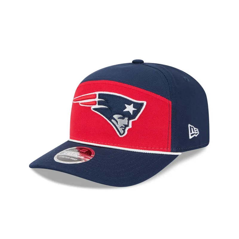 New England Patriots Split Panel 9SEVENTY Stretch-Snap Hat sold by New Era