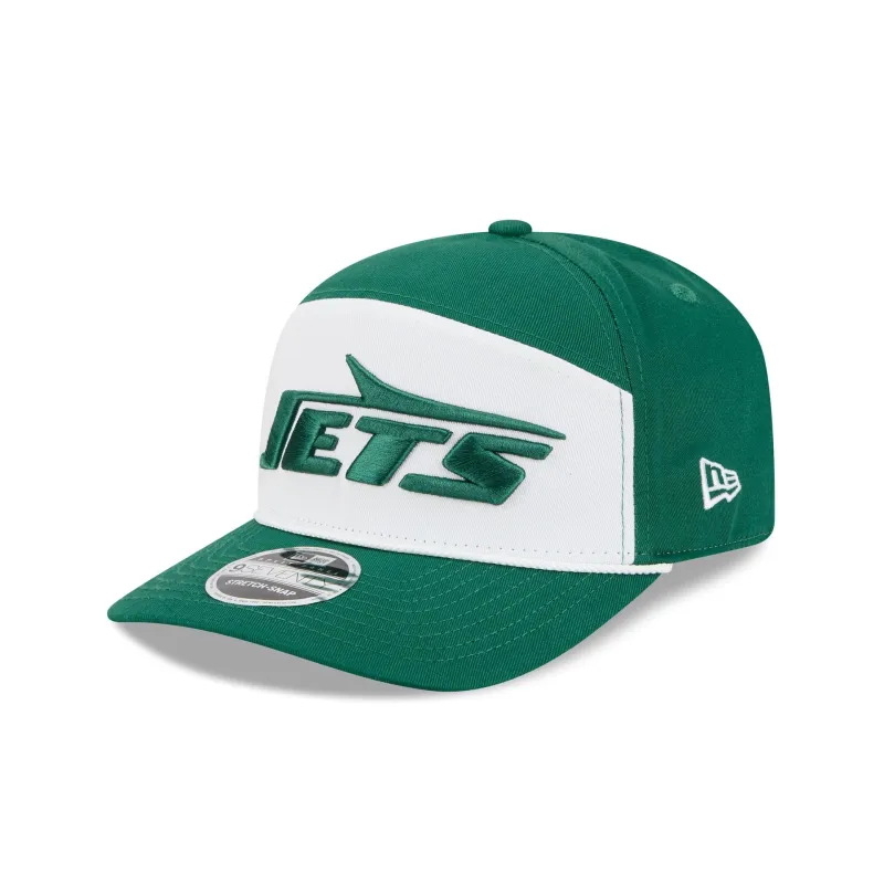 New York Jets Split Panel 9SEVENTY Stretch-Snap Hat made by New Era