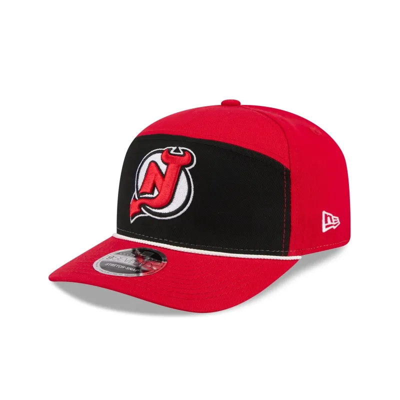 New Jersey Devils Split Panel 9SEVENTY Stretch-Snap Hat sold by New Era