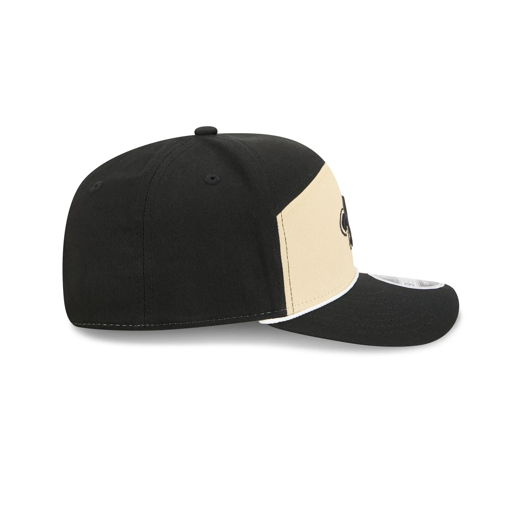 New Orleans Saints Split Panel 9SEVENTY Stretch-Snap Hat sold by New Era product image thumbnail 5
