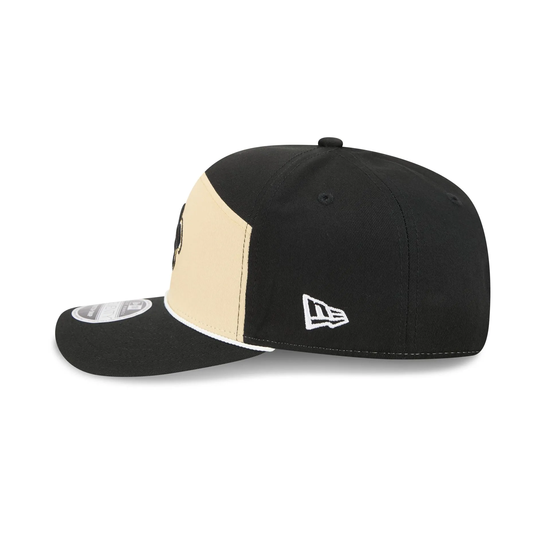 New Orleans Saints Split Panel 9SEVENTY Stretch-Snap Hat sold by New Era product image thumbnail 4