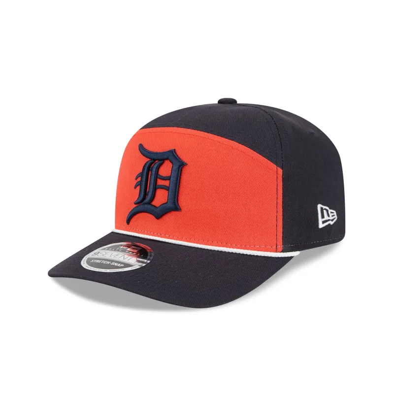 Detroit Tigers Split Panel 9SEVENTY Stretch-Snap Hat sold by New Era