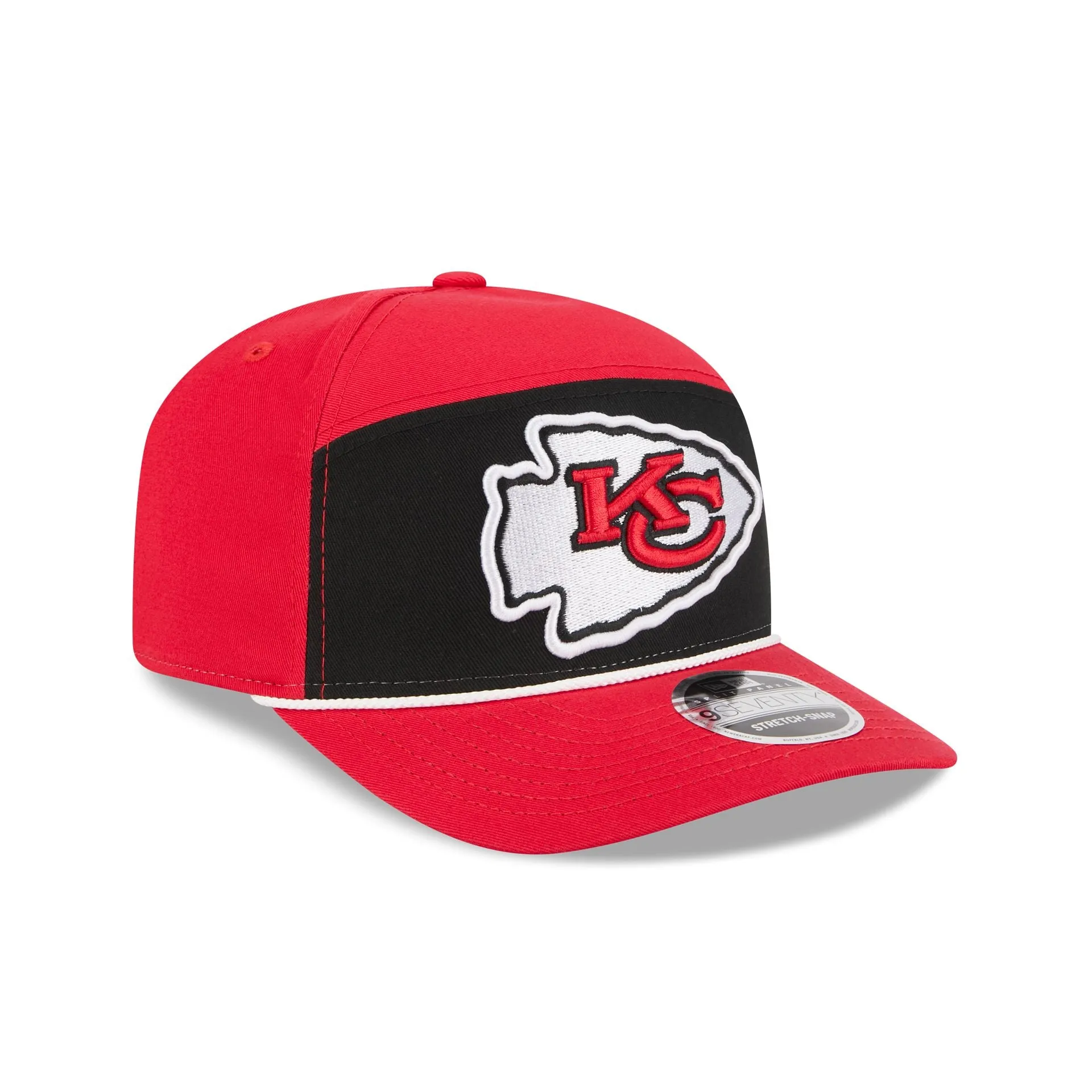 Kansas City Chiefs Split Panel 9SEVENTY Stretch-Snap Hat sold by New Era product image thumbnail 3