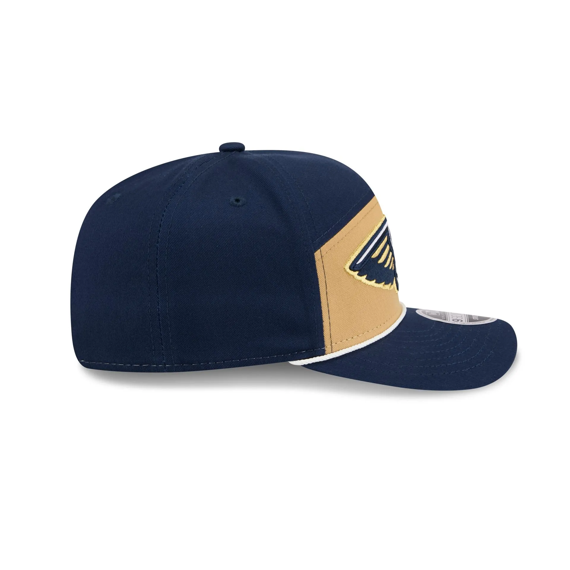 New Orleans Pelicans Split Panel 9SEVENTY Stretch-Snap Hat sold by New Era product image thumbnail 5