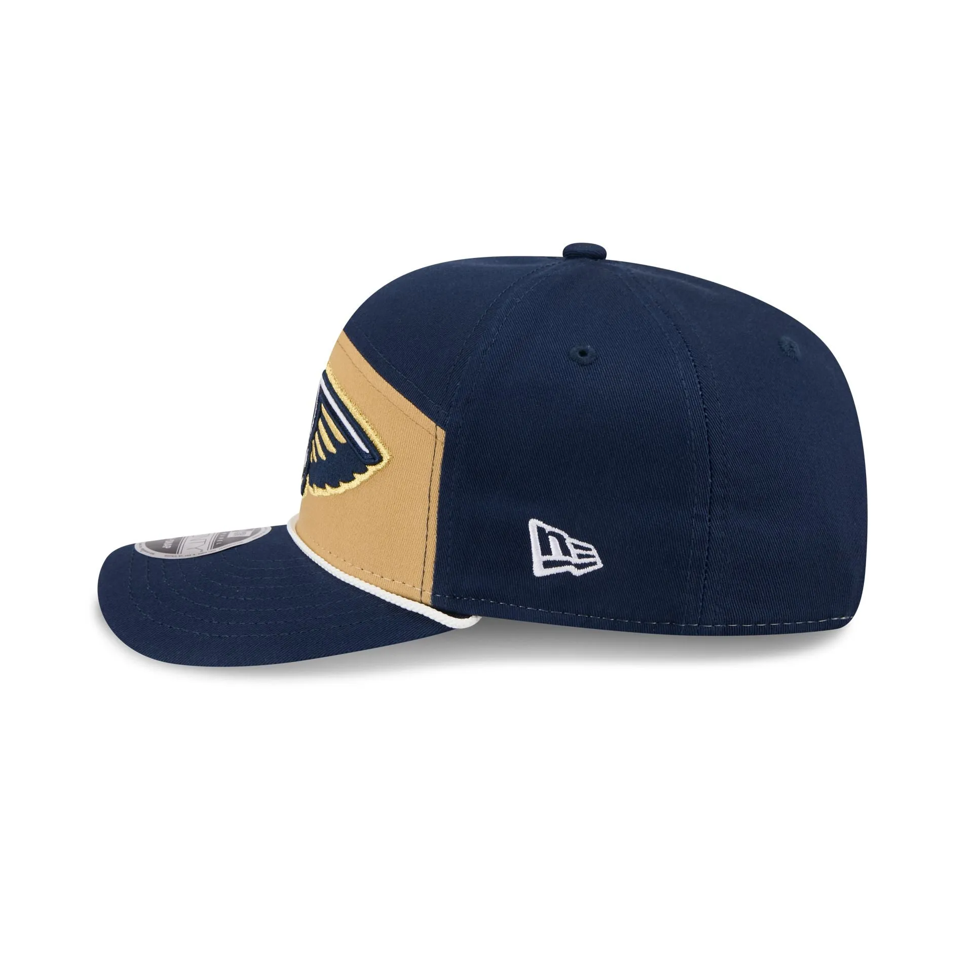 New Orleans Pelicans Split Panel 9SEVENTY Stretch-Snap Hat sold by New Era product image thumbnail 4