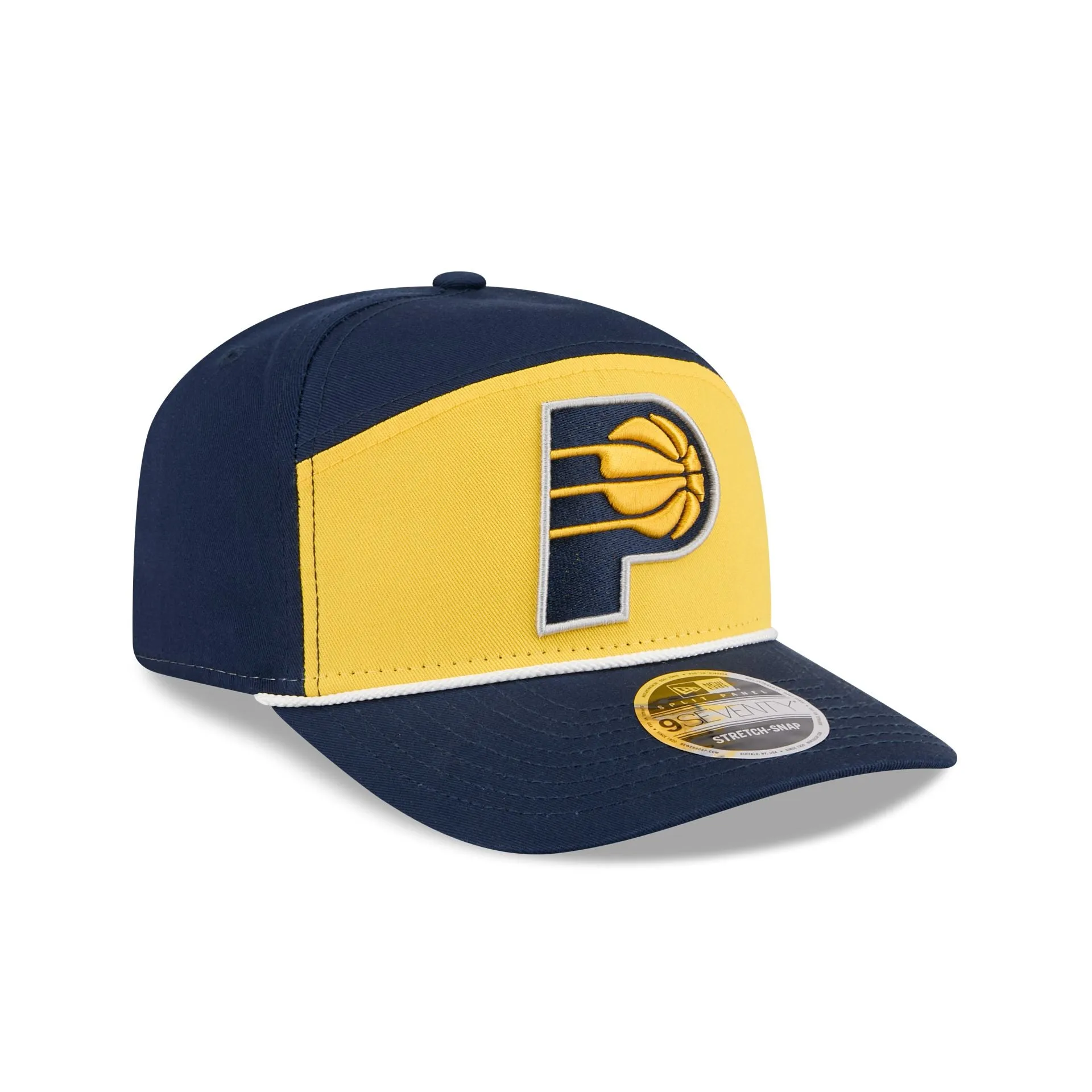 Indiana Pacers Split Panel 9SEVENTY Stretch-Snap Hat sold by New Era product image thumbnail 3