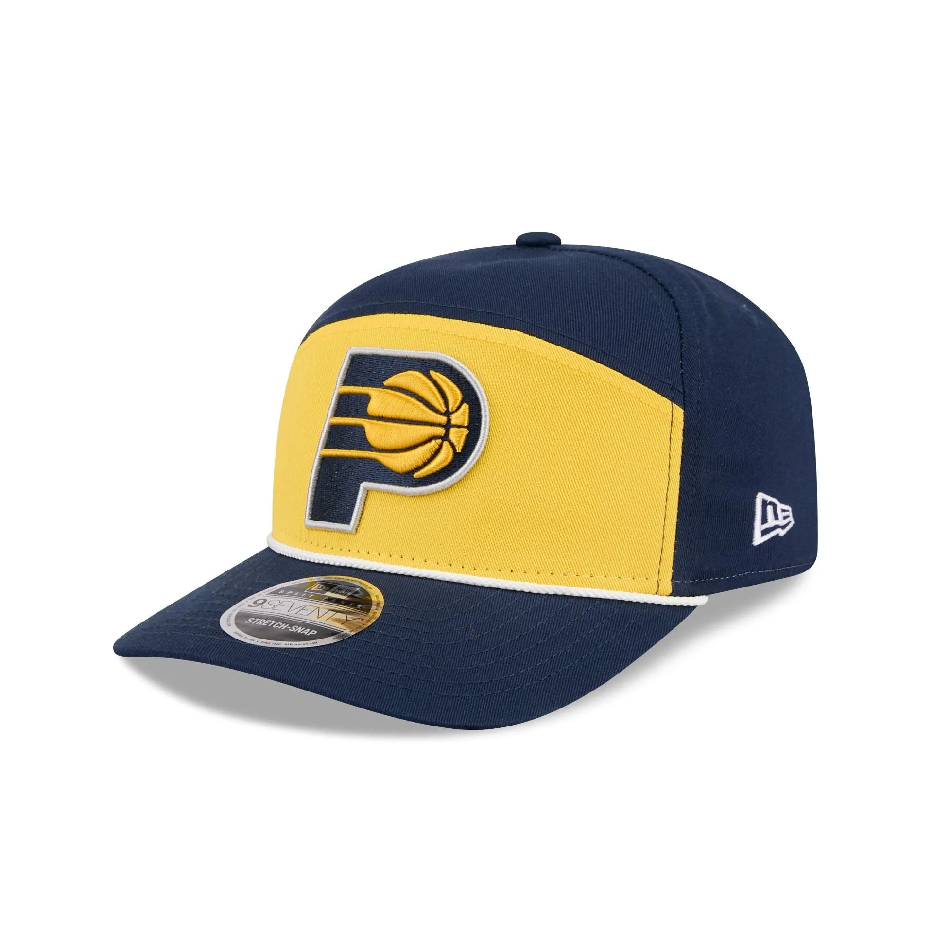 Indiana Pacers Split Panel 9SEVENTY Stretch-Snap Hat sold by New Era