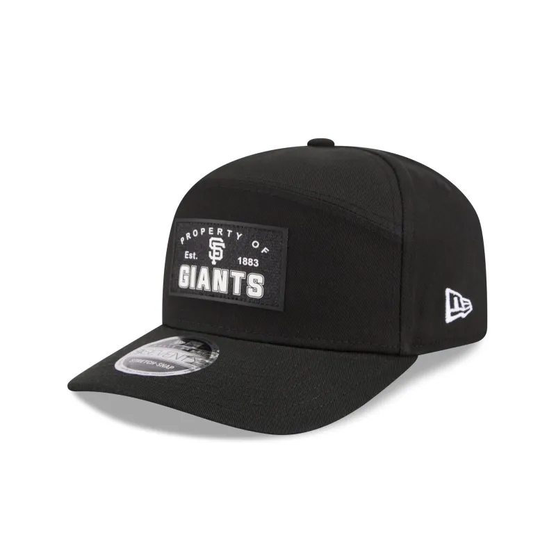 San Francisco Giants Property of Patch Split Panel 9SEVENTY Stretch-Snap Hat sold by New Era