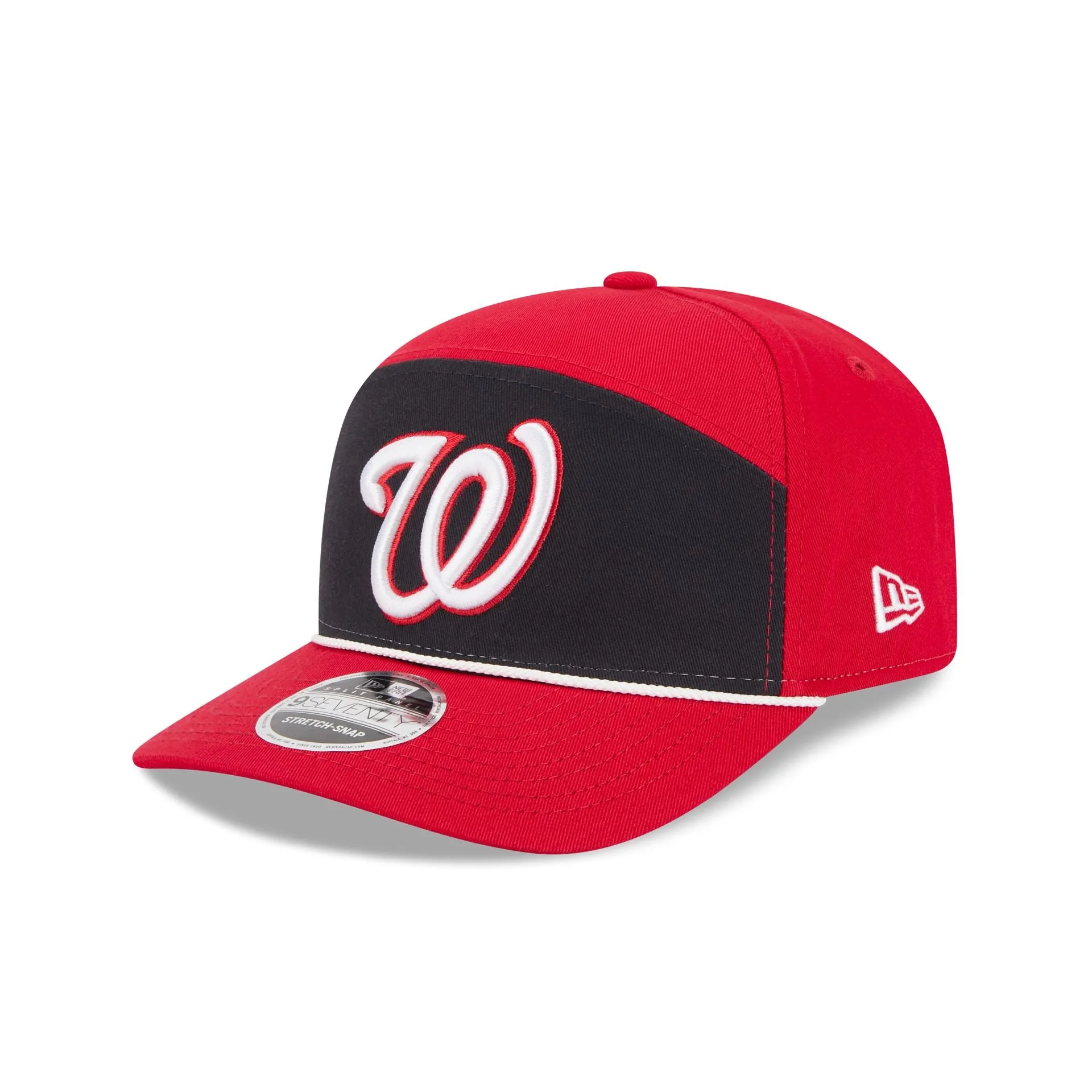 Washington Nationals Split Panel 9SEVENTY Stretch-Snap Hat sold by New Era