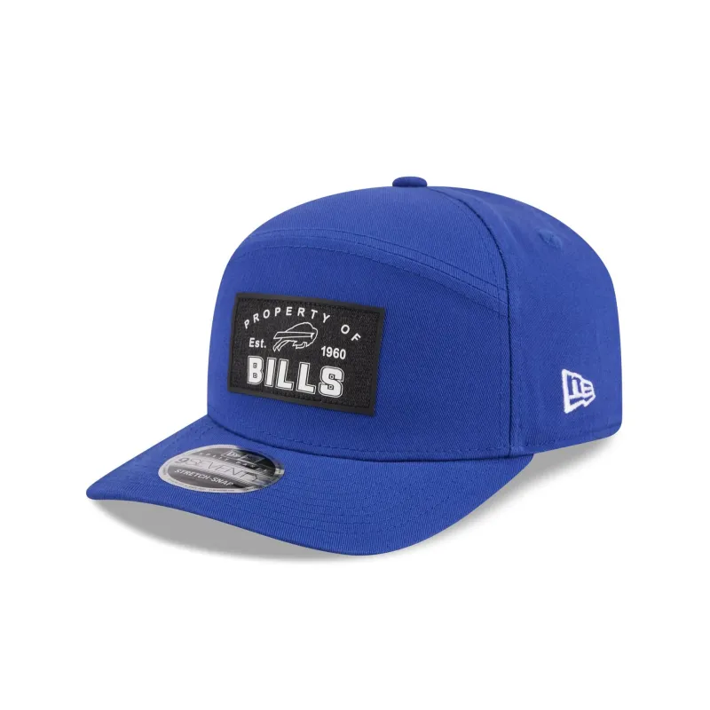 Buffalo Bills Property of Patch Split Panel 9SEVENTY Stretch-Snap Hat sold by New Era