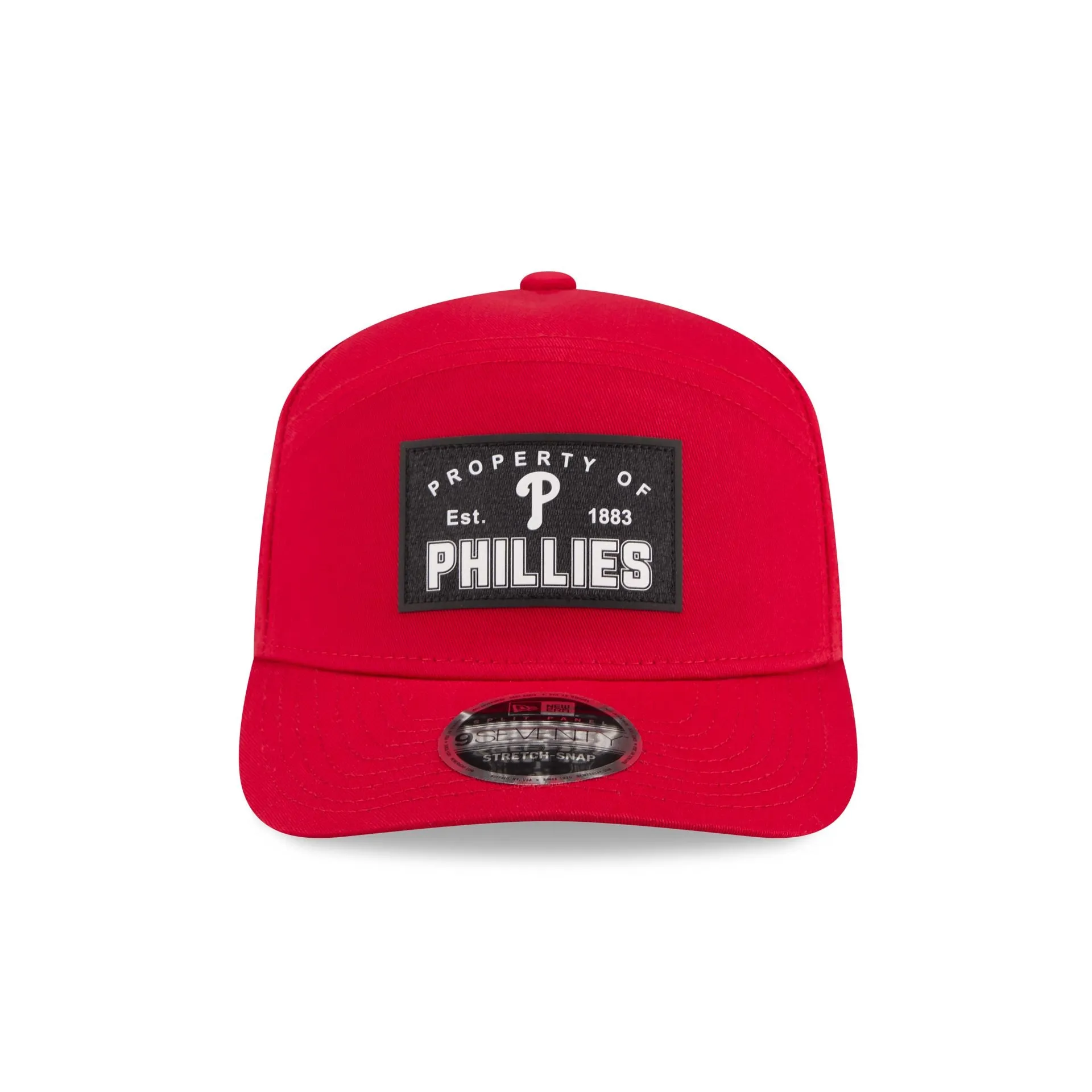 Philadelphia Phillies Property of Patch Split Panel 9SEVENTY Stretch-Snap Hat sold by New Era product image thumbnail 2