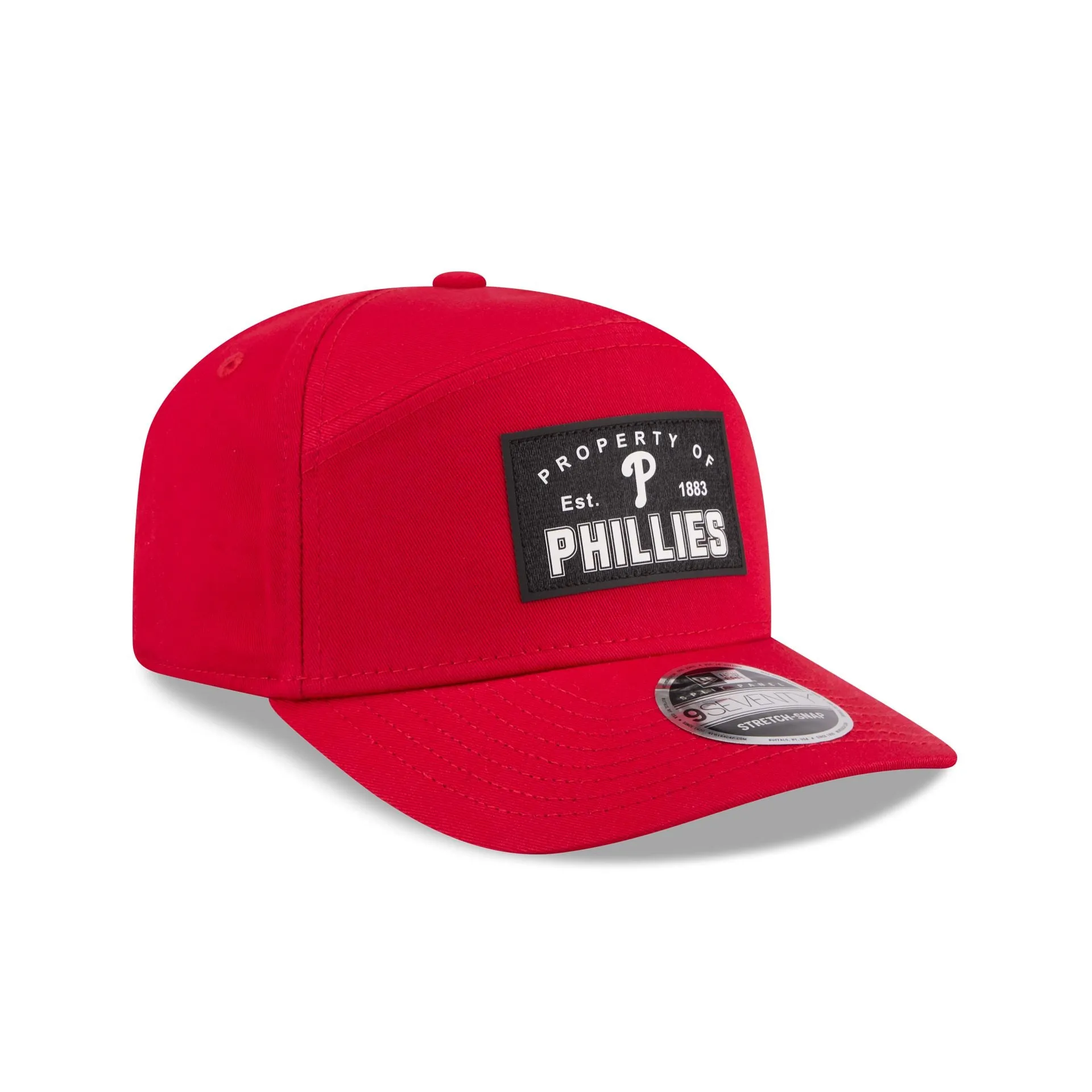 Philadelphia Phillies Property of Patch Split Panel 9SEVENTY Stretch-Snap Hat sold by New Era product image thumbnail 3