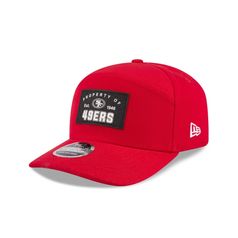 San Francisco 49ers Property of Patch Split Panel 9SEVENTY Stretch-Snap Hat sold by New Era