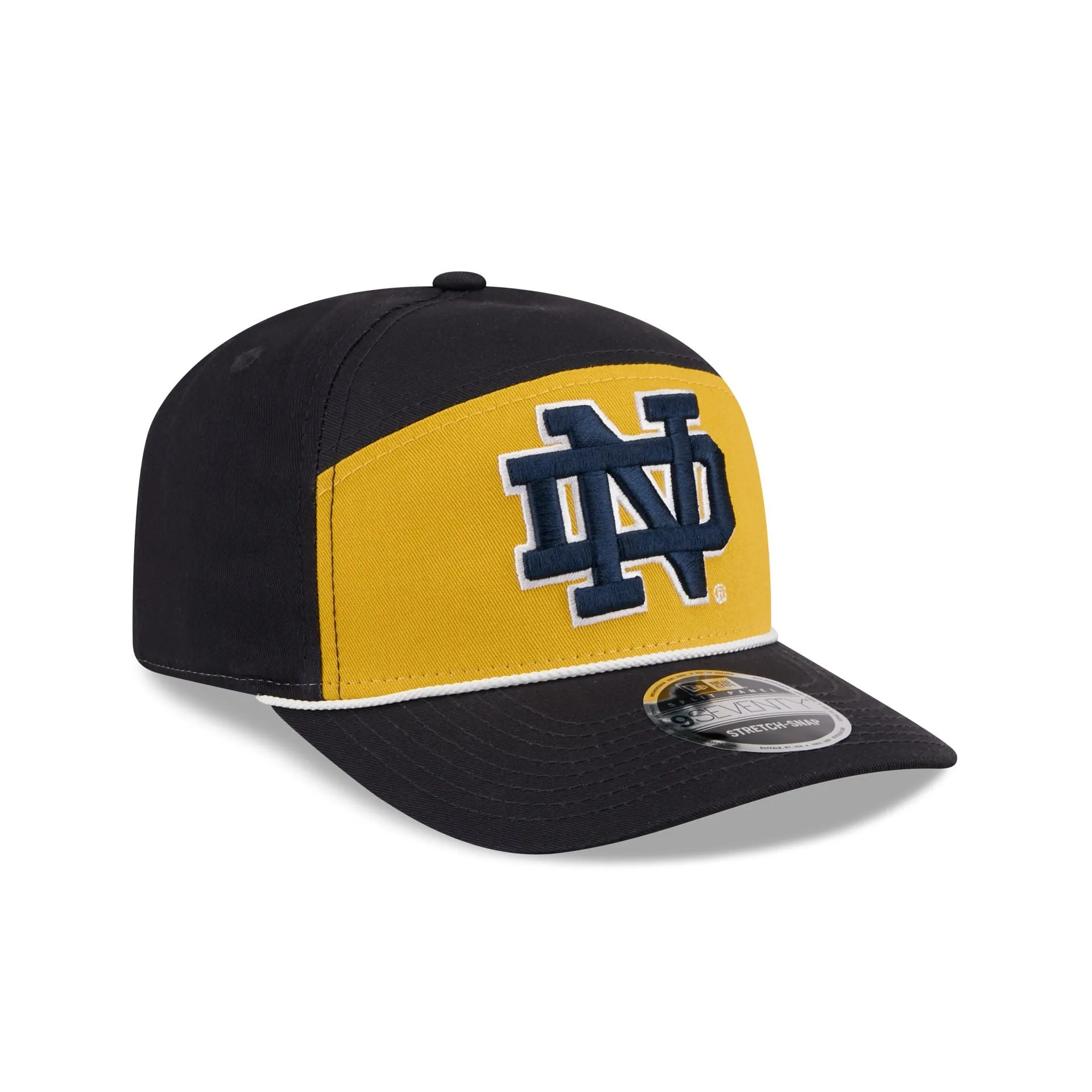 Notre Dame Fighting Irish Split Panel 9SEVENTY Stretch-Snap Hat sold by New Era product image thumbnail 3