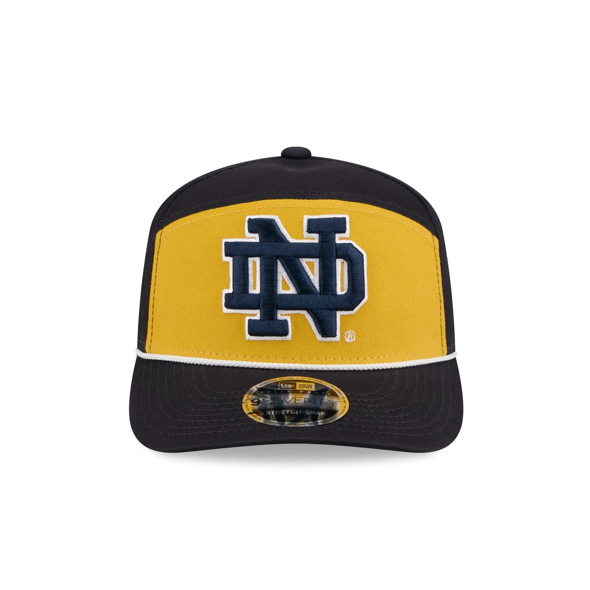 Notre Dame Fighting Irish Split Panel 9SEVENTY Stretch-Snap Hat sold by New Era product image thumbnail 2
