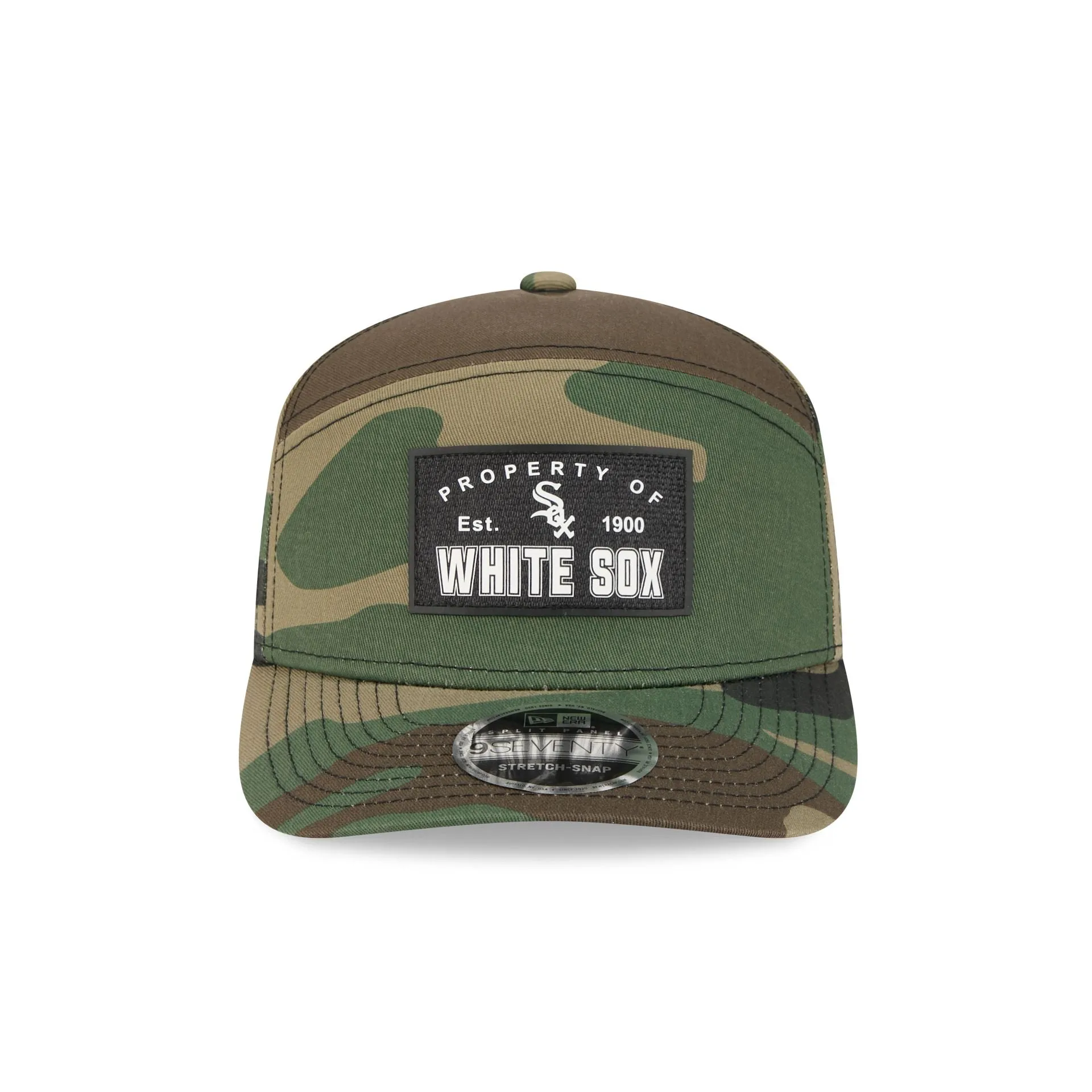 Chicago White Sox Property of Patch Camo Split Panel 9SEVENTY Stretch-Snap Hat sold by New Era product image thumbnail 2