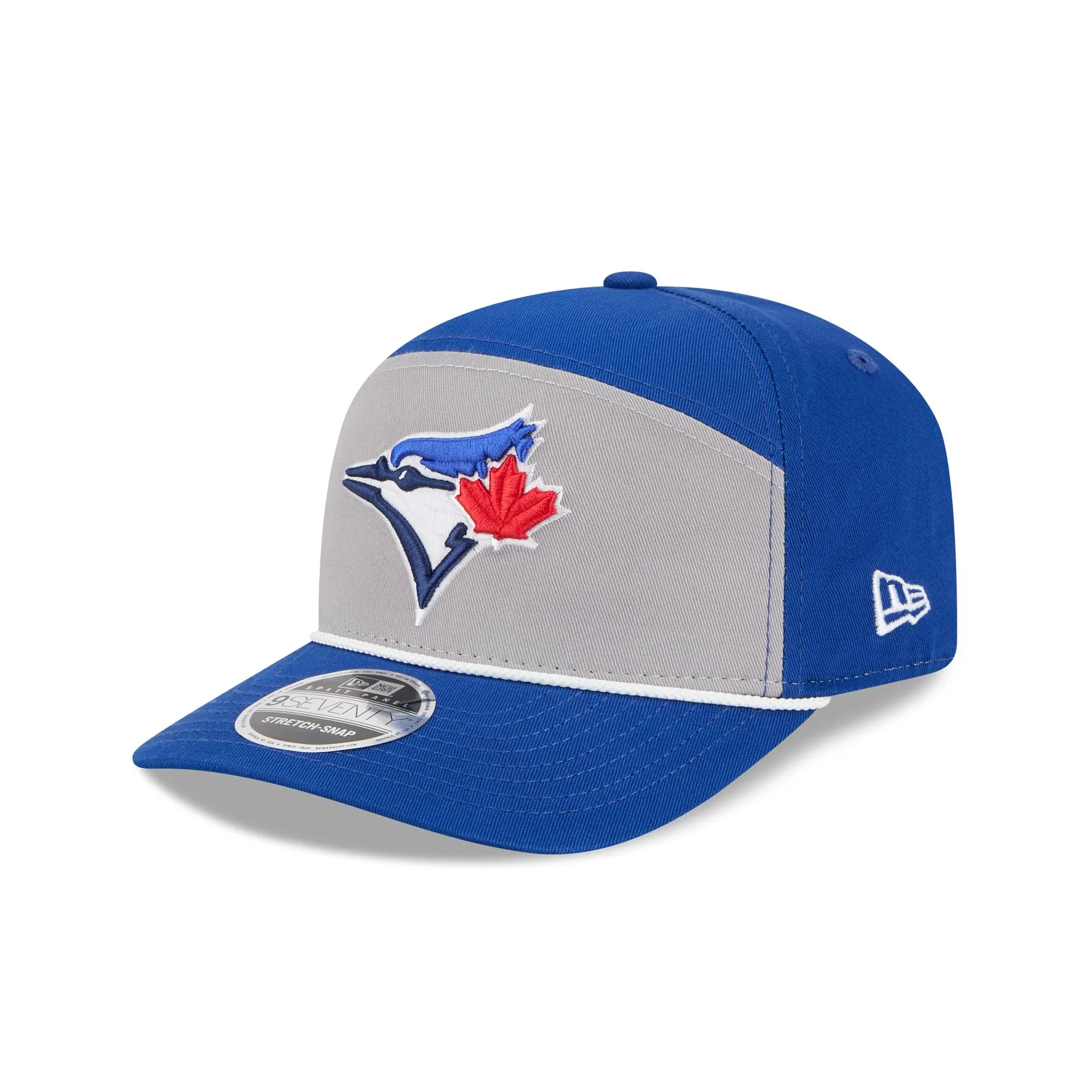 Toronto Blue Jays Split Panel 9SEVENTY Stretch-Snap Hat sold by New Era