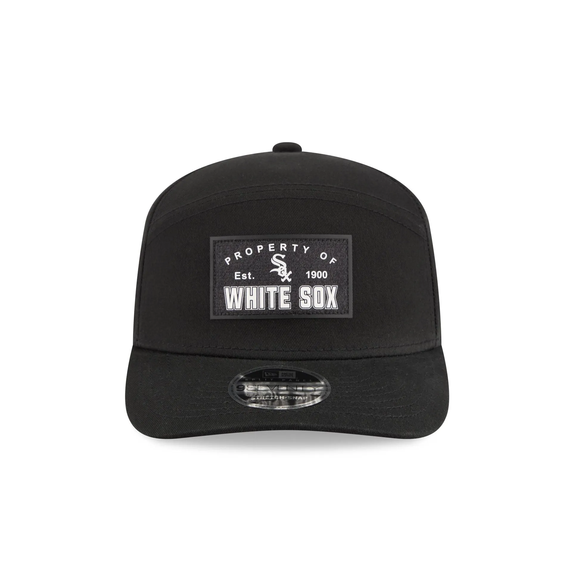 Chicago White Sox Property of Patch Split Panel 9SEVENTY Stretch-Snap Hat sold by New Era product image thumbnail 2