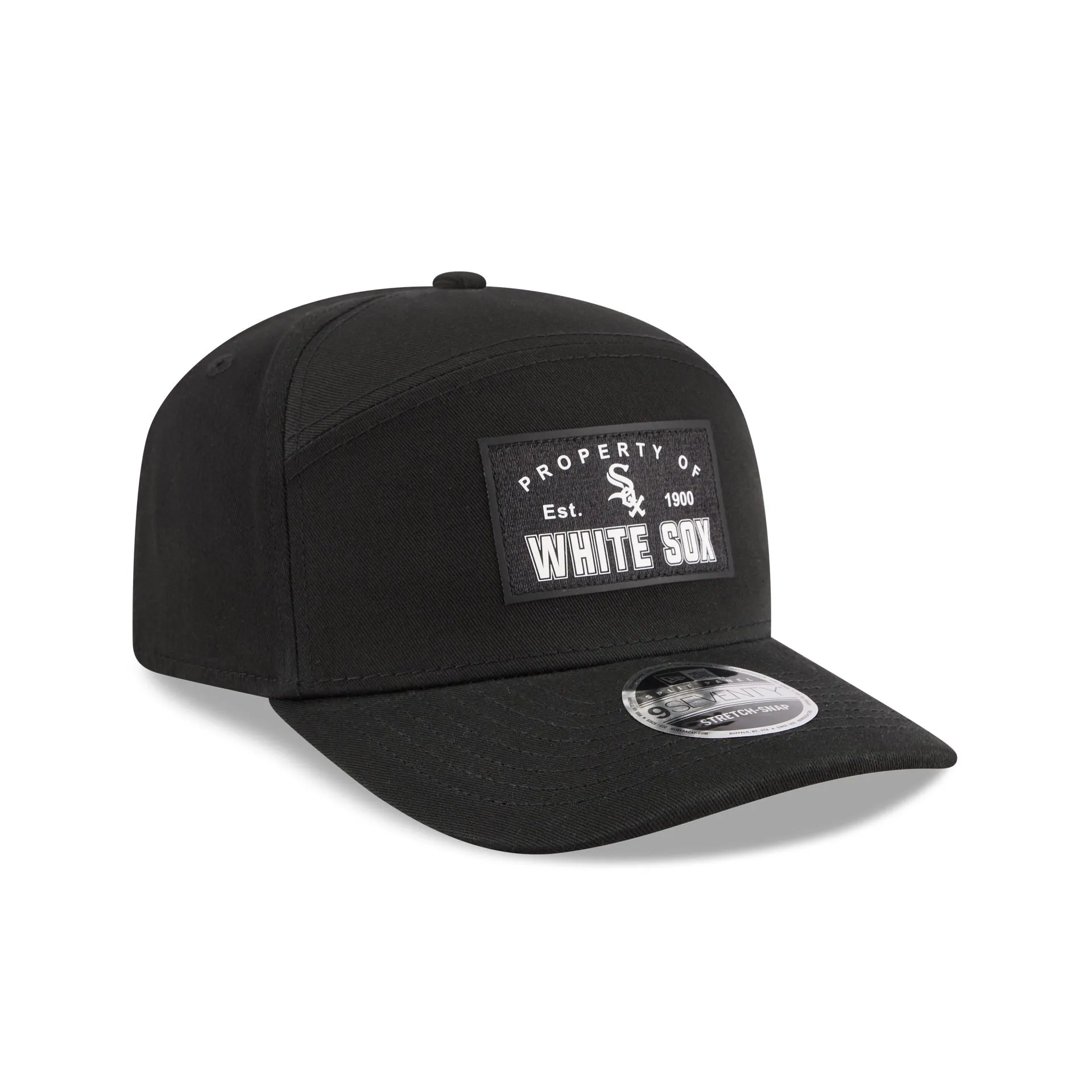 Chicago White Sox Property of Patch Split Panel 9SEVENTY Stretch-Snap Hat sold by New Era product image thumbnail 3