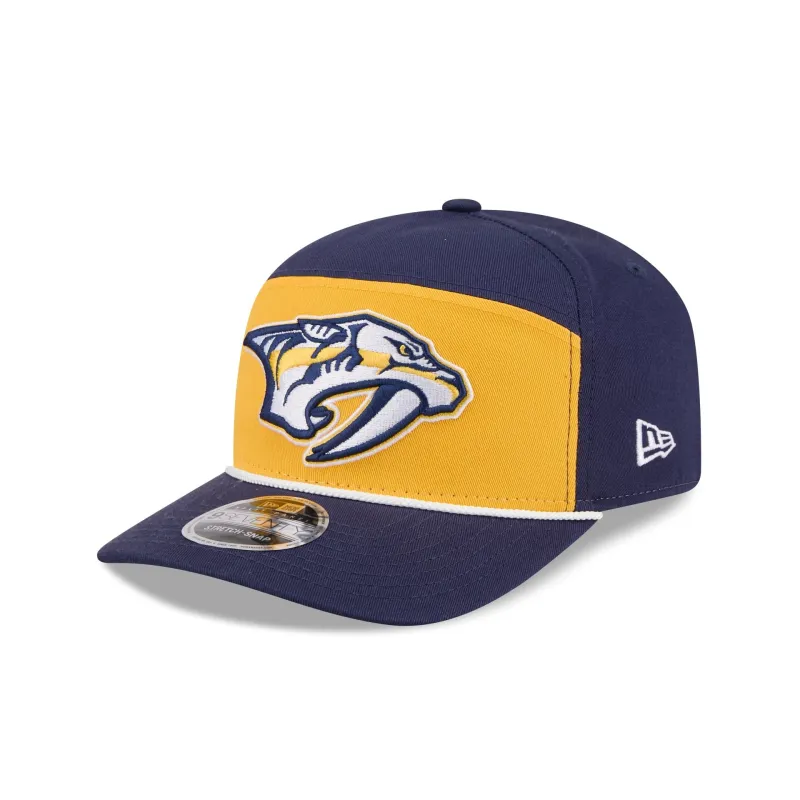 Nashville Predators Split Panel 9SEVENTY Stretch-Snap Hat sold by New Era