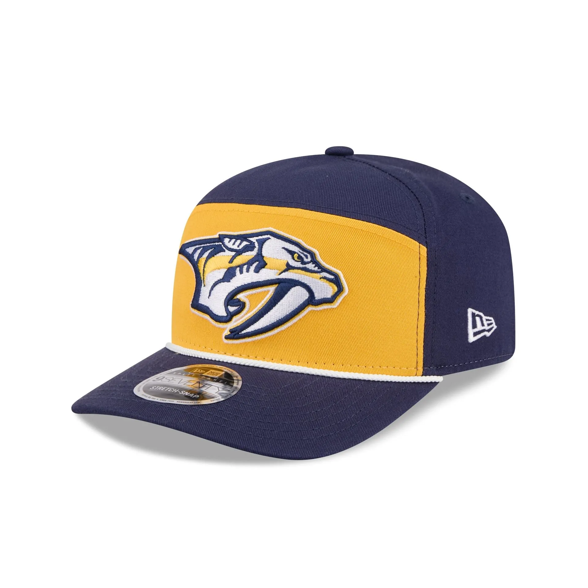 Nashville Predators Split Panel 9SEVENTY Stretch-Snap Hat sold by New Era