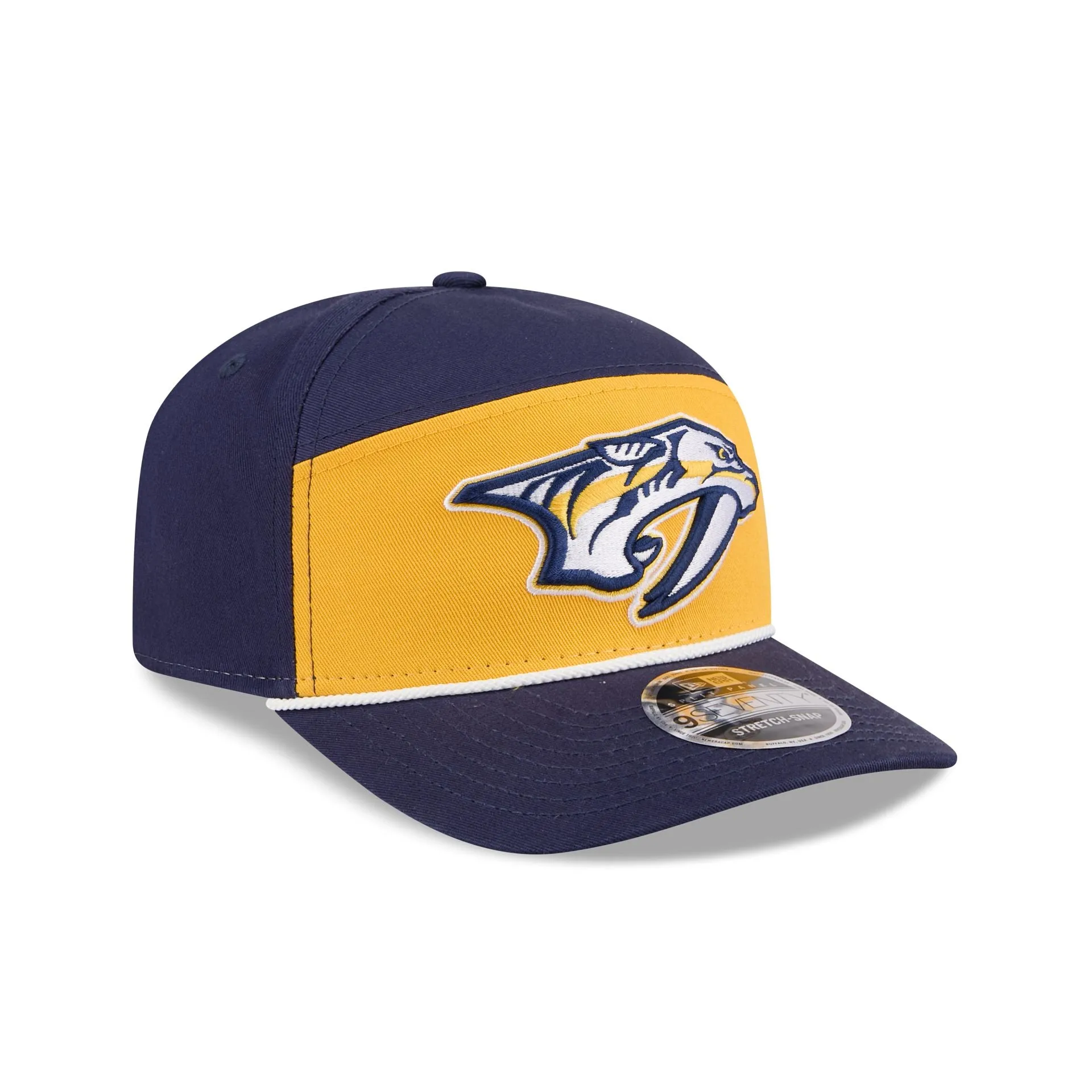 Nashville Predators Split Panel 9SEVENTY Stretch-Snap Hat sold by New Era product image thumbnail 3