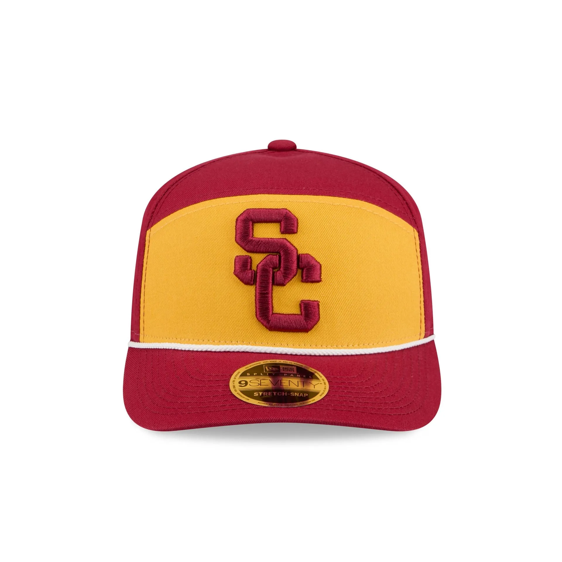 USC Trojans Split Panel 9SEVENTY Stretch-Snap Hat sold by New Era product image thumbnail 2