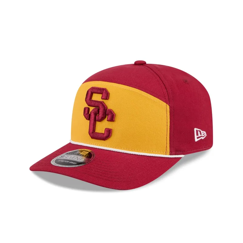 USC Trojans Split Panel 9SEVENTY Stretch-Snap Hat sold by New Era