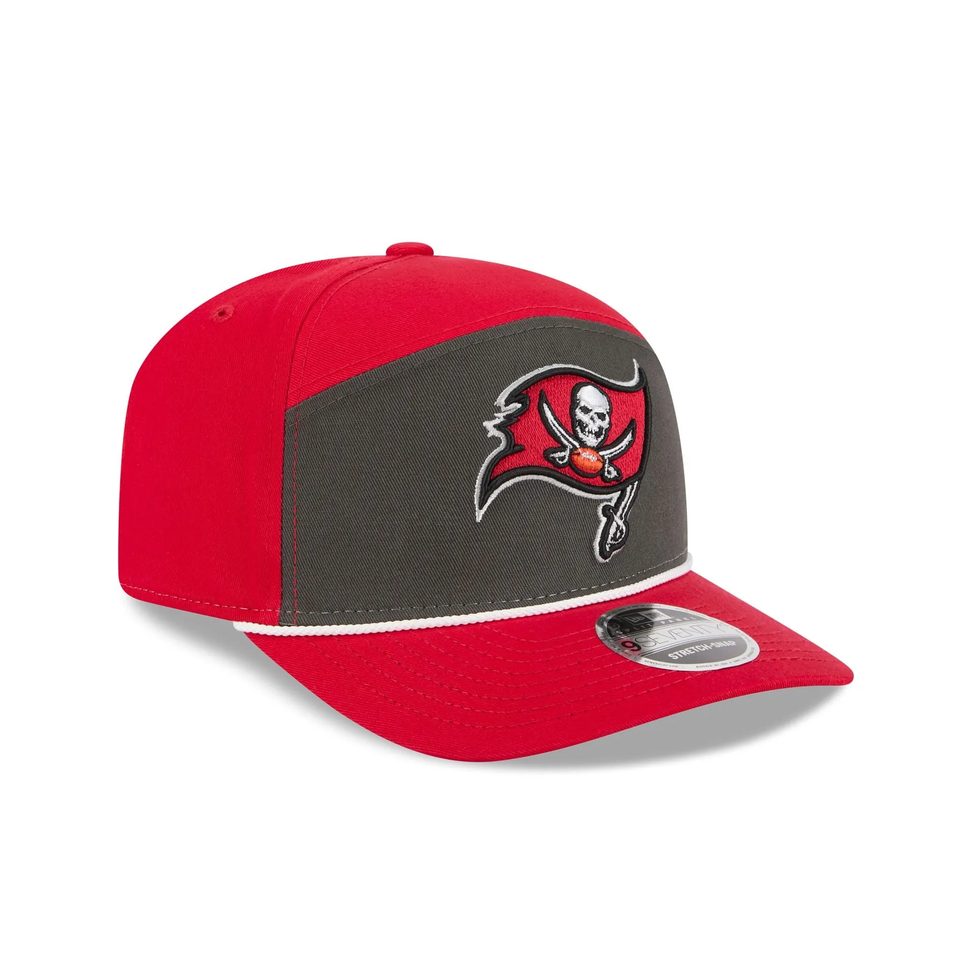 Tampa Bay Buccaneers Split Panel 9SEVENTY Stretch-Snap Hat sold by New Era product image thumbnail 3