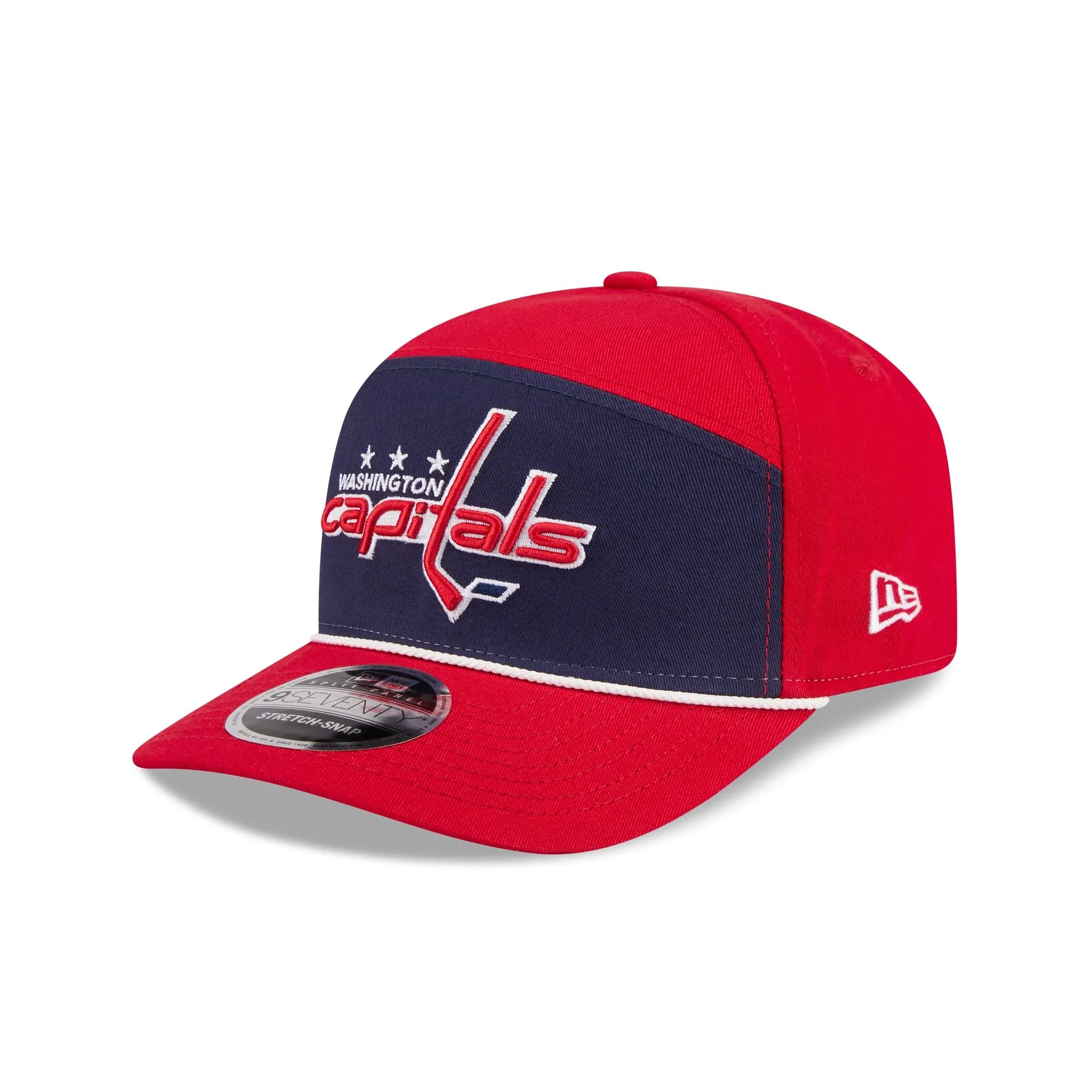 Washington Capitals Split Panel 9SEVENTY Stretch-Snap Hat sold by New Era
