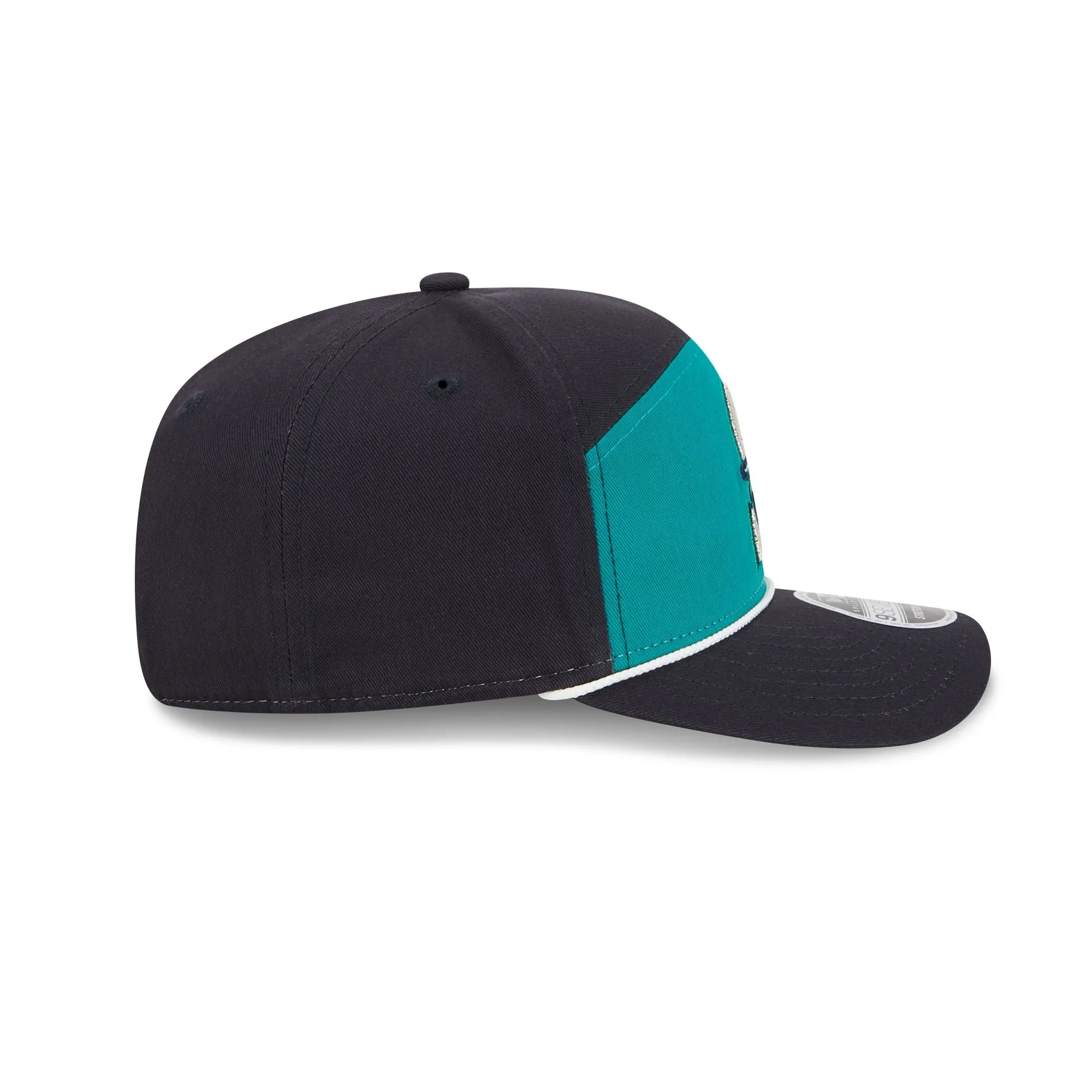 Seattle Mariners Split Panel 9SEVENTY Stretch-Snap Hat sold by New Era product image thumbnail 5