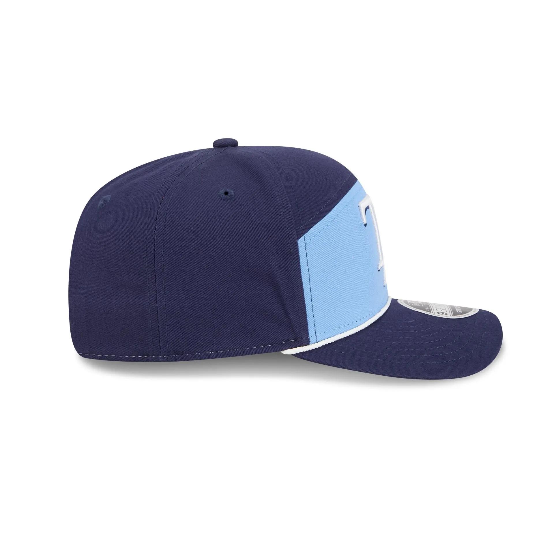 Tampa Bay Rays Split Panel 9SEVENTY Stretch-Snap Hat sold by New Era product image thumbnail 5