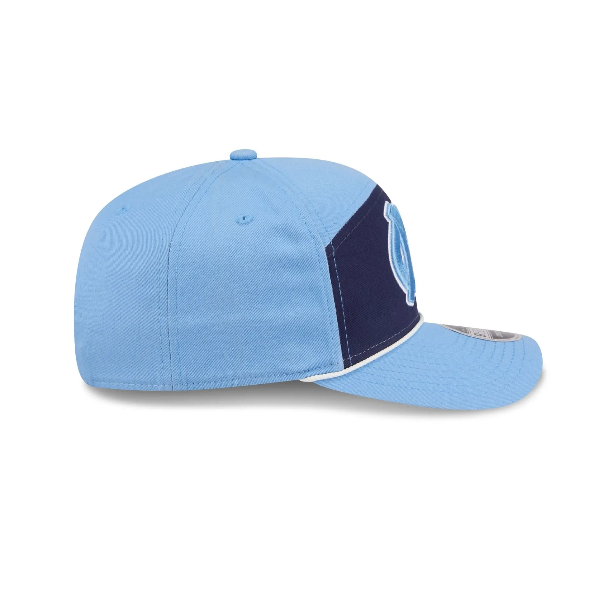 North Carolina Tar Heels Split Panel 9SEVENTY Stretch-Snap Hat sold by New Era product image thumbnail 5