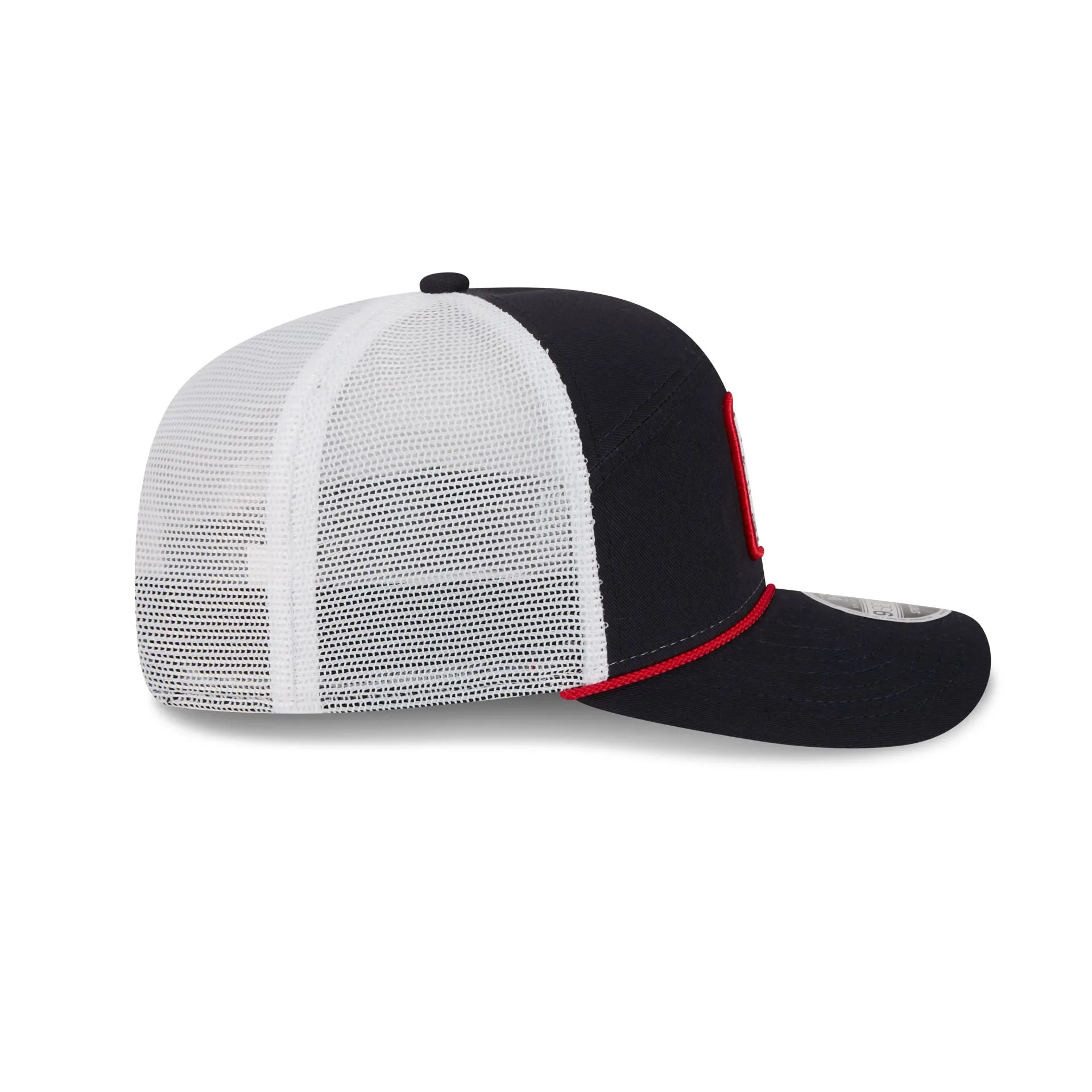 Atlanta Braves Square Patch Split Panel 9SEVENTY Trucker Hat sold by New Era product image thumbnail 5