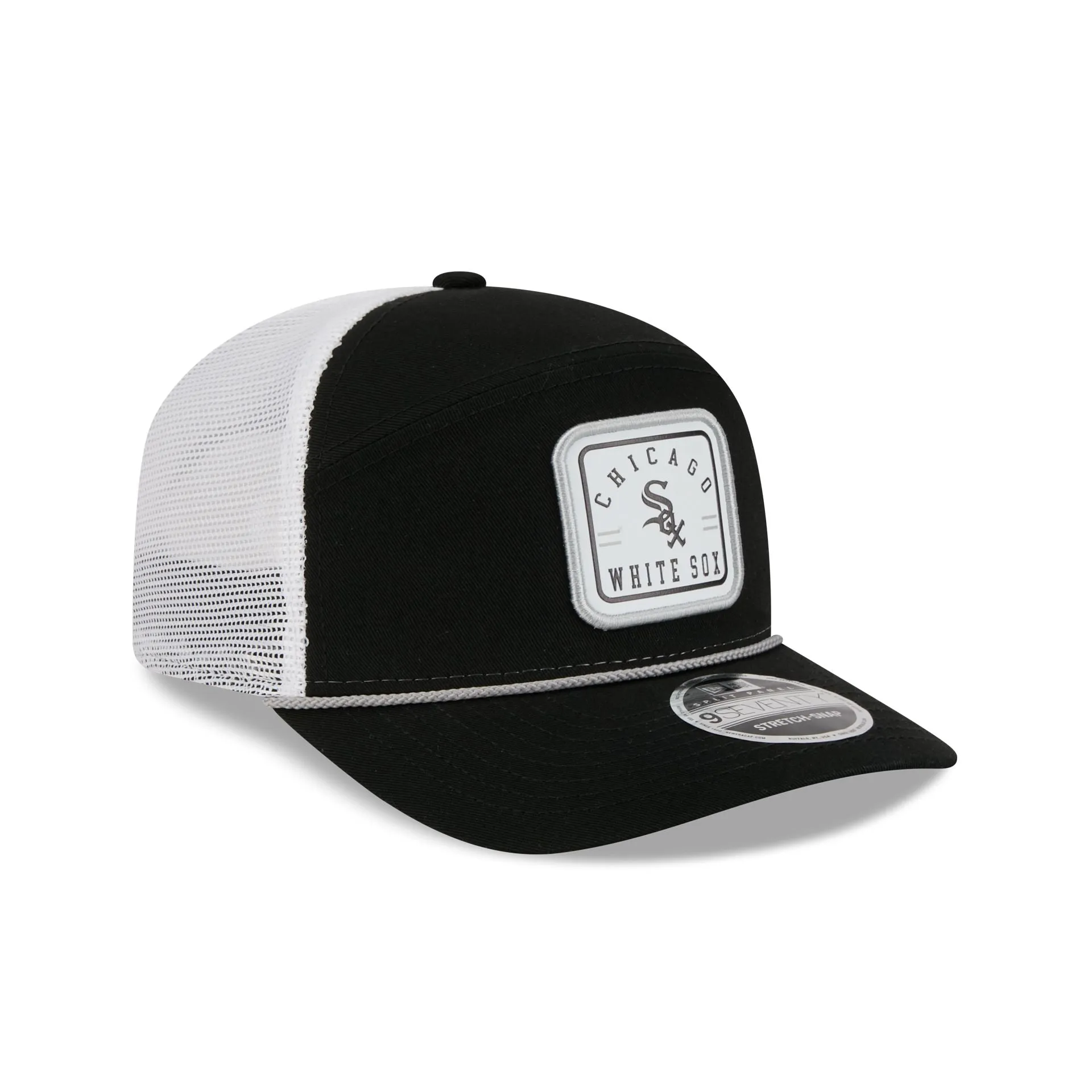 Chicago White Sox Square Patch Split Panel 9SEVENTY Trucker Hat sold by New Era product image thumbnail 3