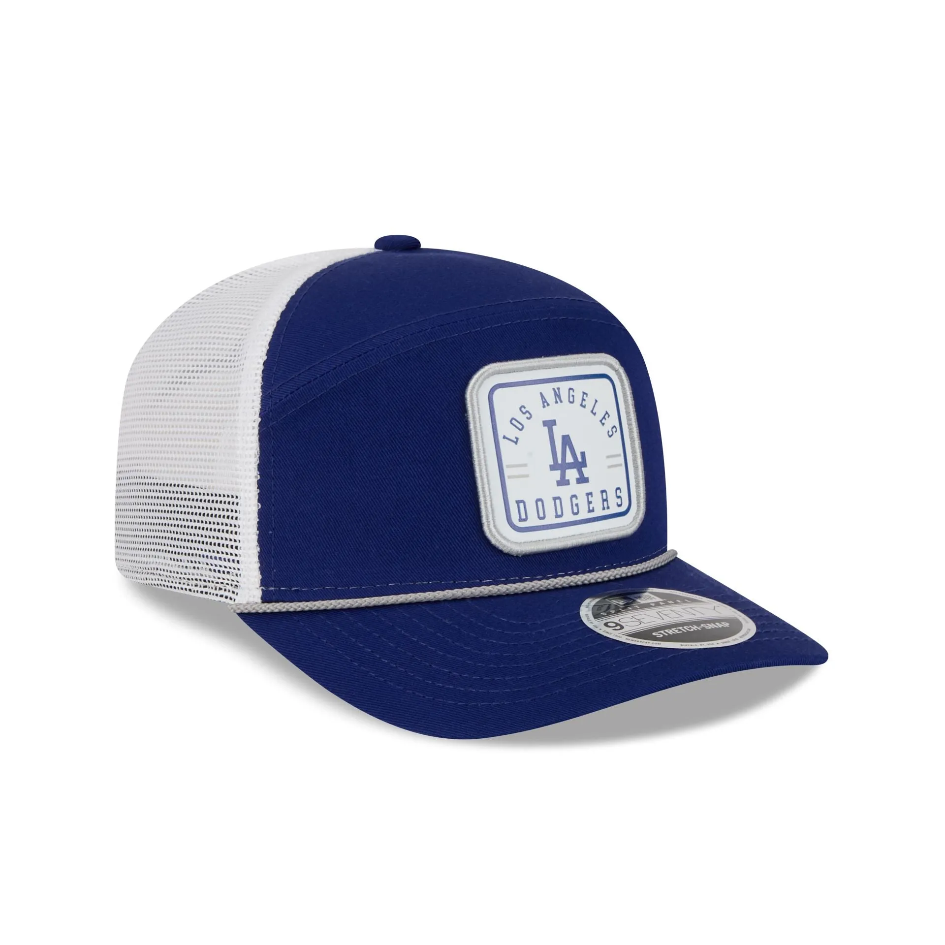 Los Angeles Dodgers Square Patch Split Panel 9SEVENTY Trucker Hat sold by New Era product image thumbnail 3