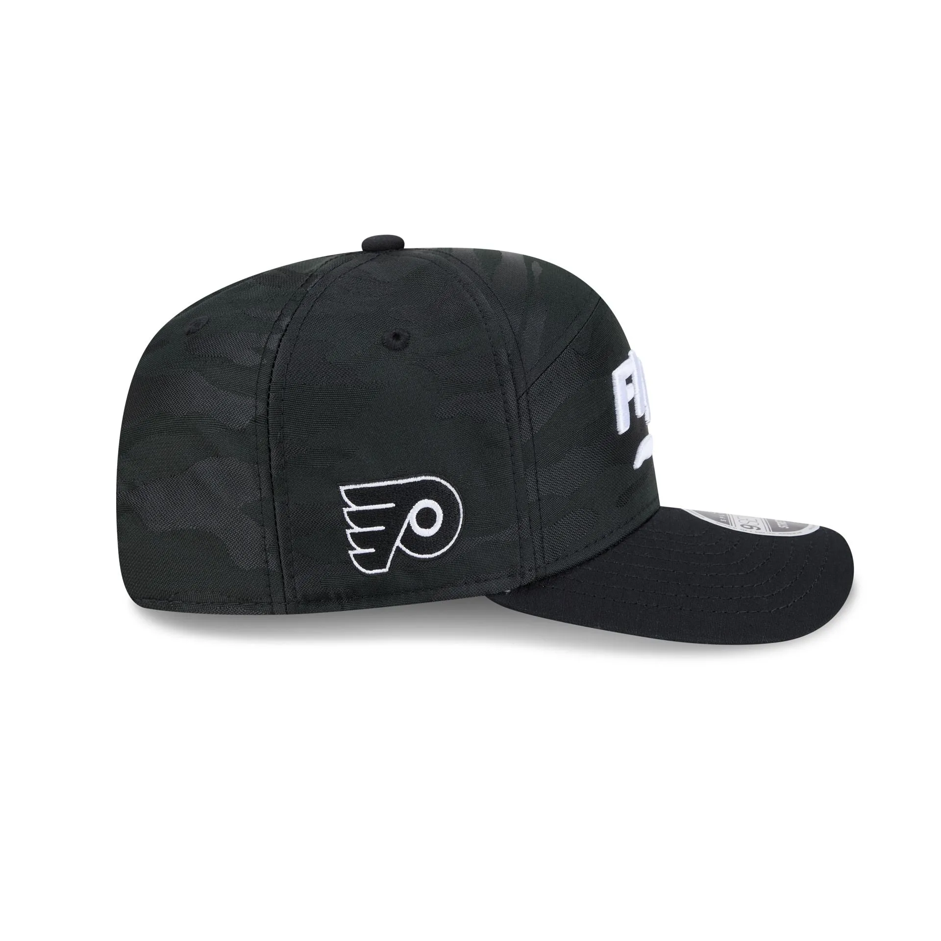 Philadelphia Flyers Black Camo Split Panel 9SEVENTY Stretch-Snap Hat sold by New Era product image thumbnail 4