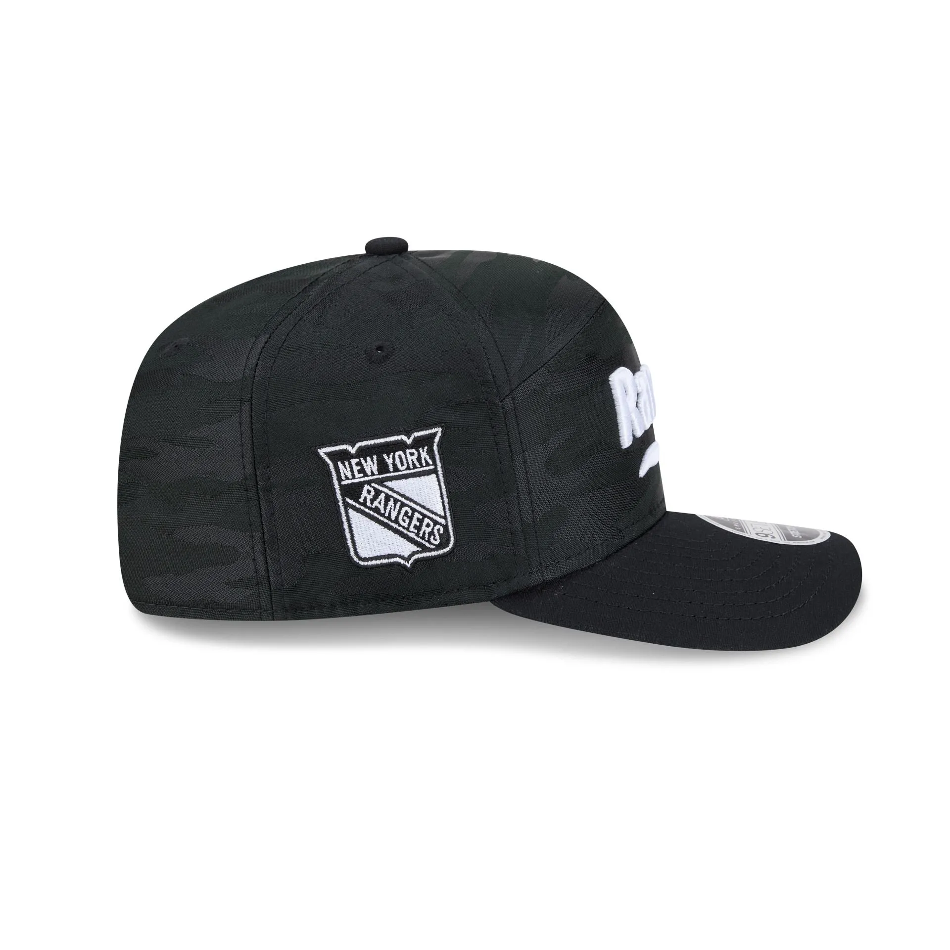 New York Rangers Black Camo Split Panel 9SEVENTY Stretch-Snap Hat sold by New Era product image thumbnail 4